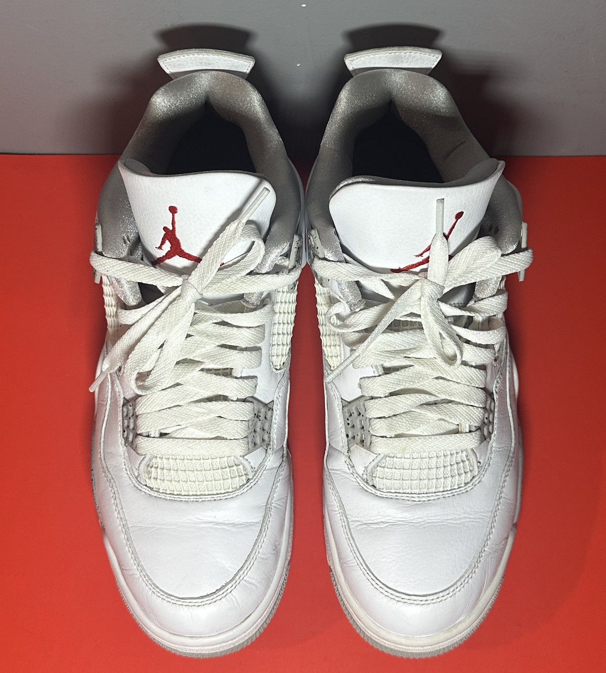 Jordan Brand Size 10 - Jordan 4 Retro Mid White Oreo Size US 10 / EU 43 - 4 Thumbnail