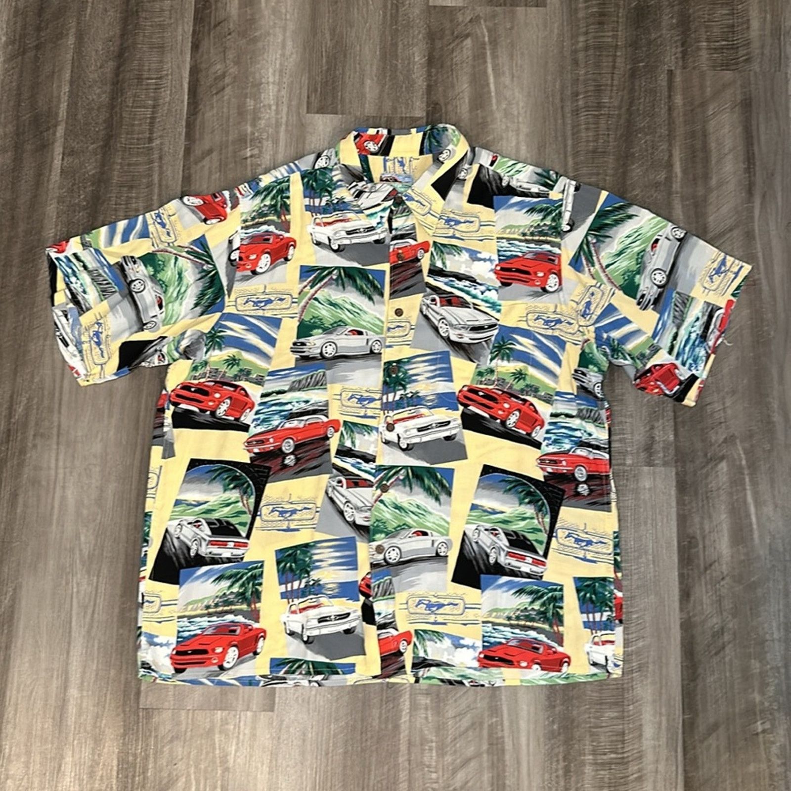 Reyn Spooner Reyn Spooner Diamond Head Ford Mustang Rayon - XL Size US XL / EU 56 / 4 - 2 Thumbnail