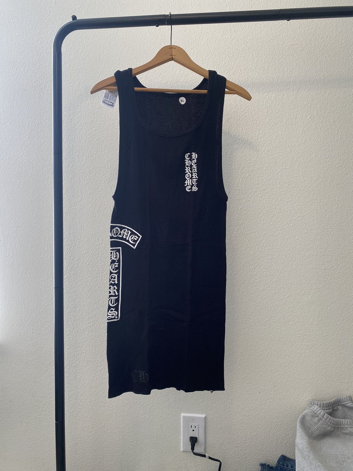 Chrome Hearts Chrome Hearts Tank Top Black T Bar Brand New | Grailed