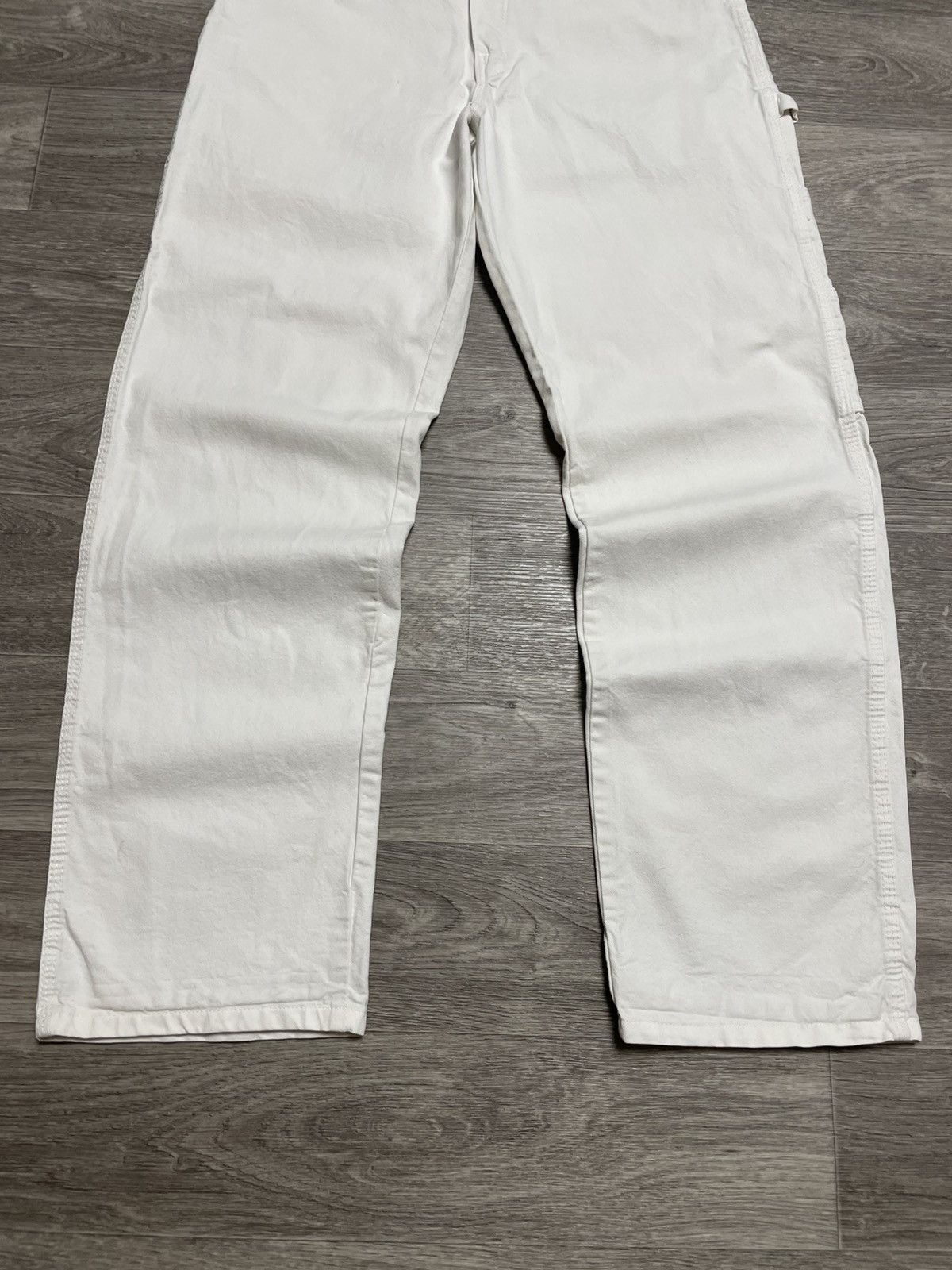 Dickies Vintage Dickies White Carpenter Pants SK8 Y2K Streetwear Size US 32 / EU 48 - 4 Thumbnail