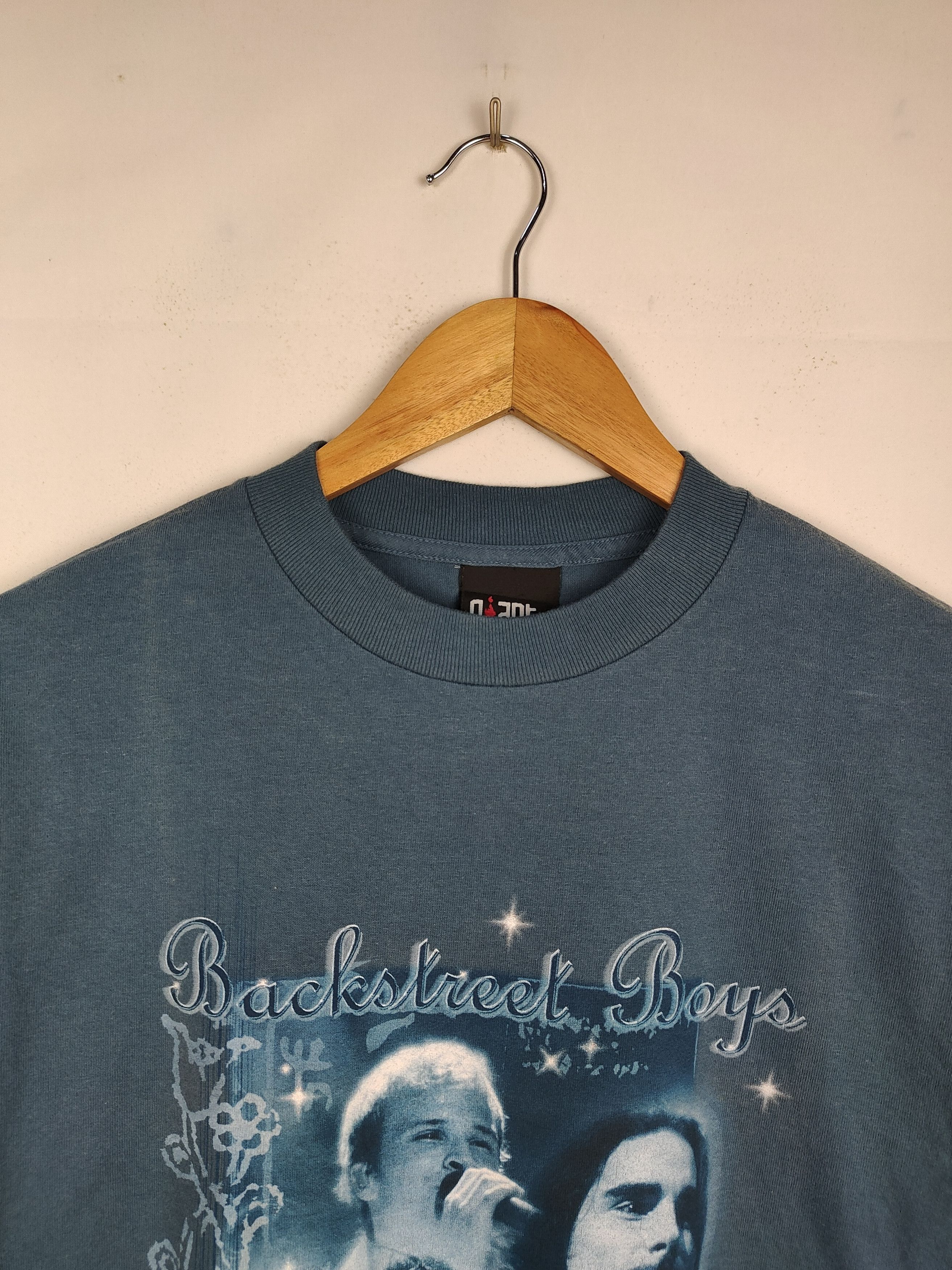 Band Tees × Giant × Vintage Vintage 90s Backstreet Boys Band Shirt Size US S / EU 44-46 / 1 - 2 Thumbnail