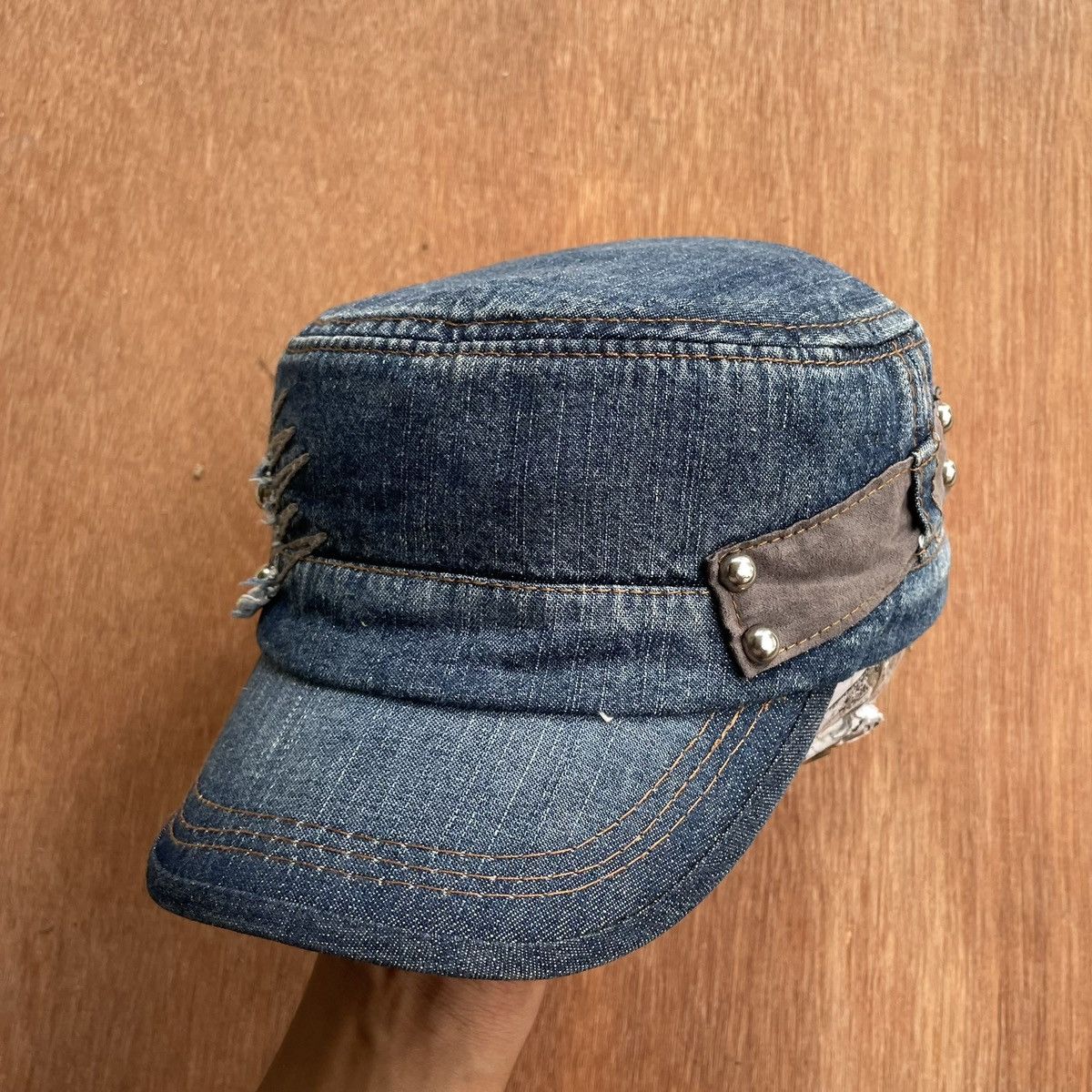 14th Addiction × Unsound Rags SICK.. Distressed and stitch cadet hat Size 36 - 3 Thumbnail