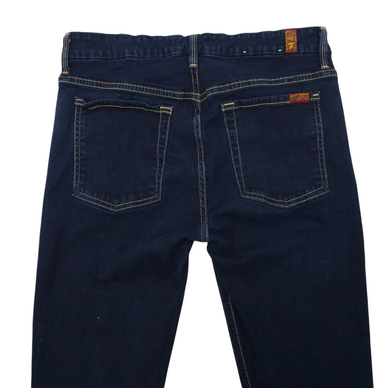 7 For All Mankind 7 For All Mankind Skinny Jeans 31 Dark Wash Blue Denim Size 29" - 12 Thumbnail