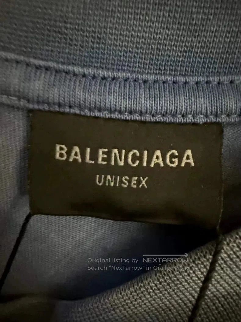 Balenciaga Balenciaga Haze Blue Coke Print T. Size US S / EU 44-46 / 1 - 3 Thumbnail