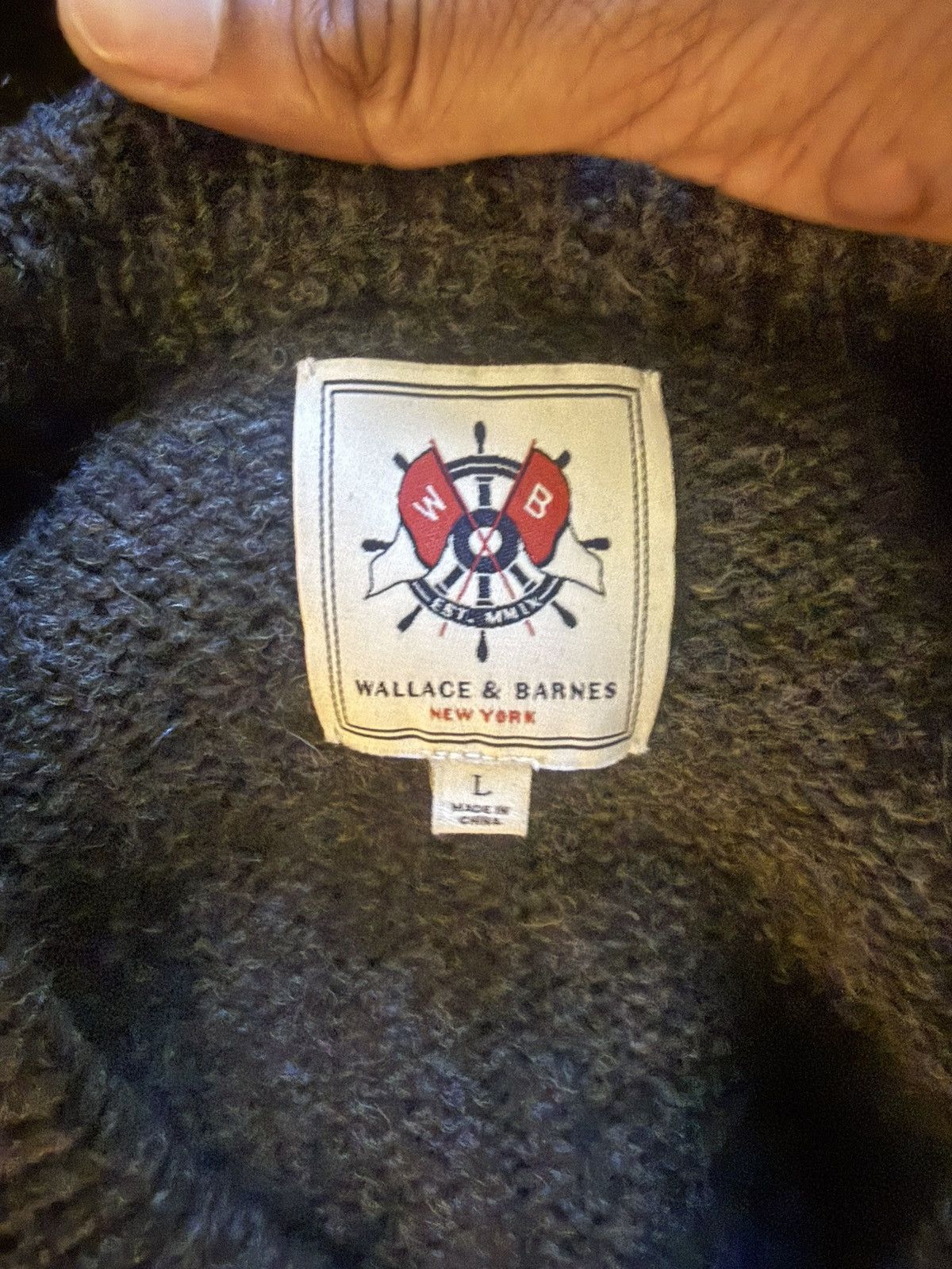 Wallace & Barnes Wallace & Barnes Wool Sweater Size US L / EU 52-54 / 3 - 3 Thumbnail