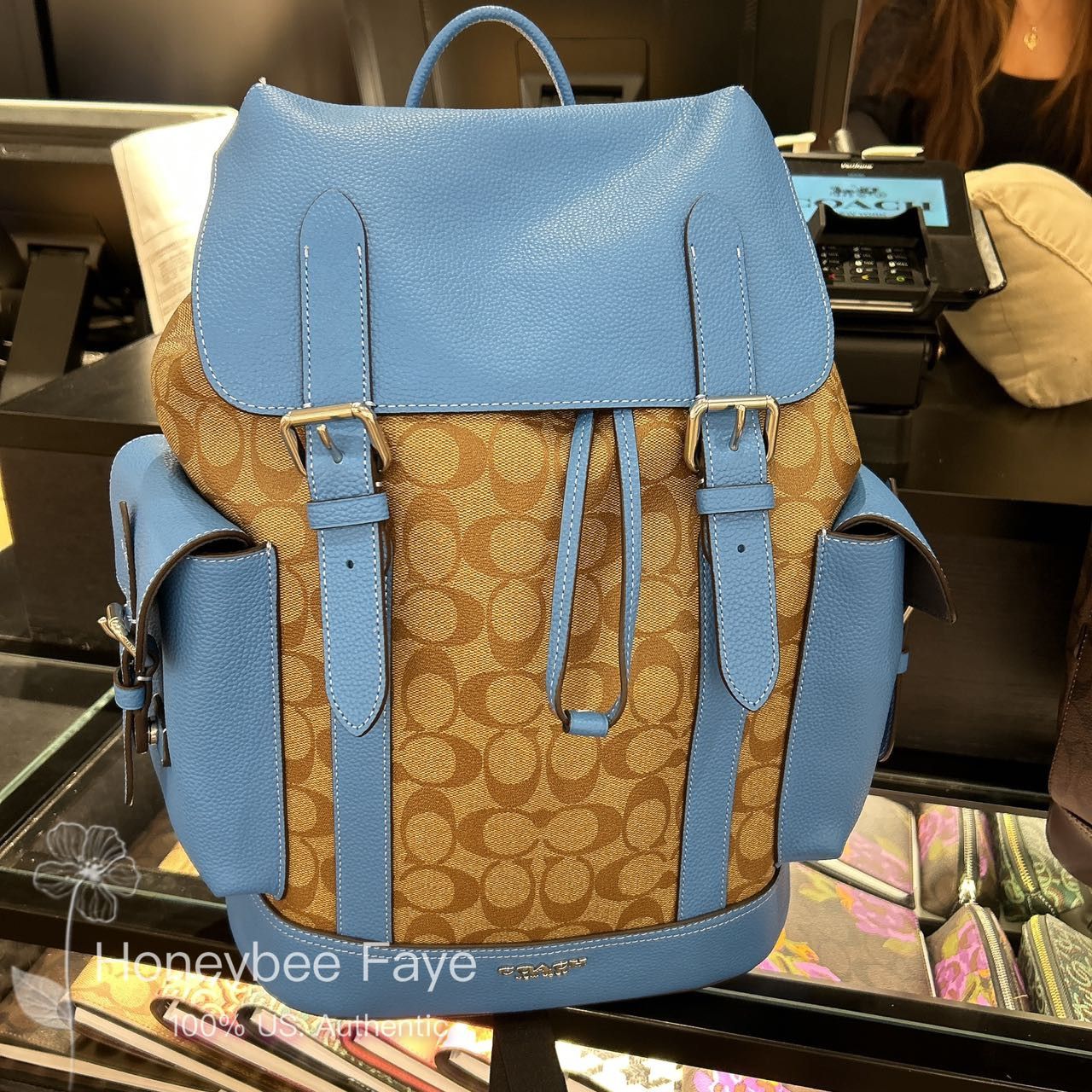 Coach men's hudson backpack sales