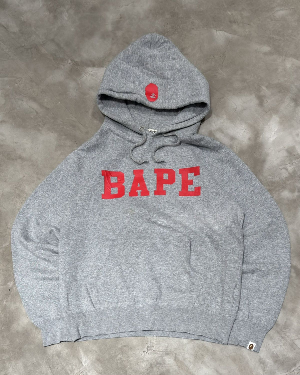 Bape Bape Happy New Year Spell Out Hoodie Grey Size US L / EU 52-54 / 3 - 1 Thumbnail
