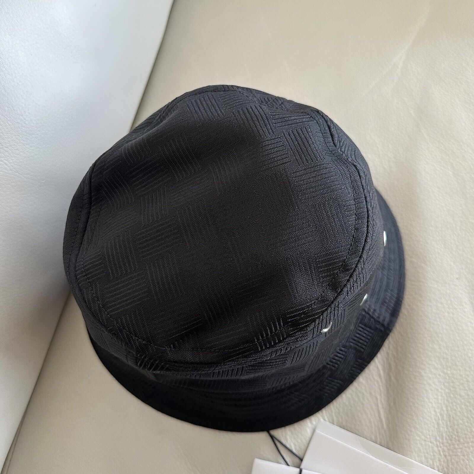 Bottega Veneta NWT Bottega Veneta Intrecciato Jacquard Bucket Hat in Black Size ONE SIZE - 7 Thumbnail
