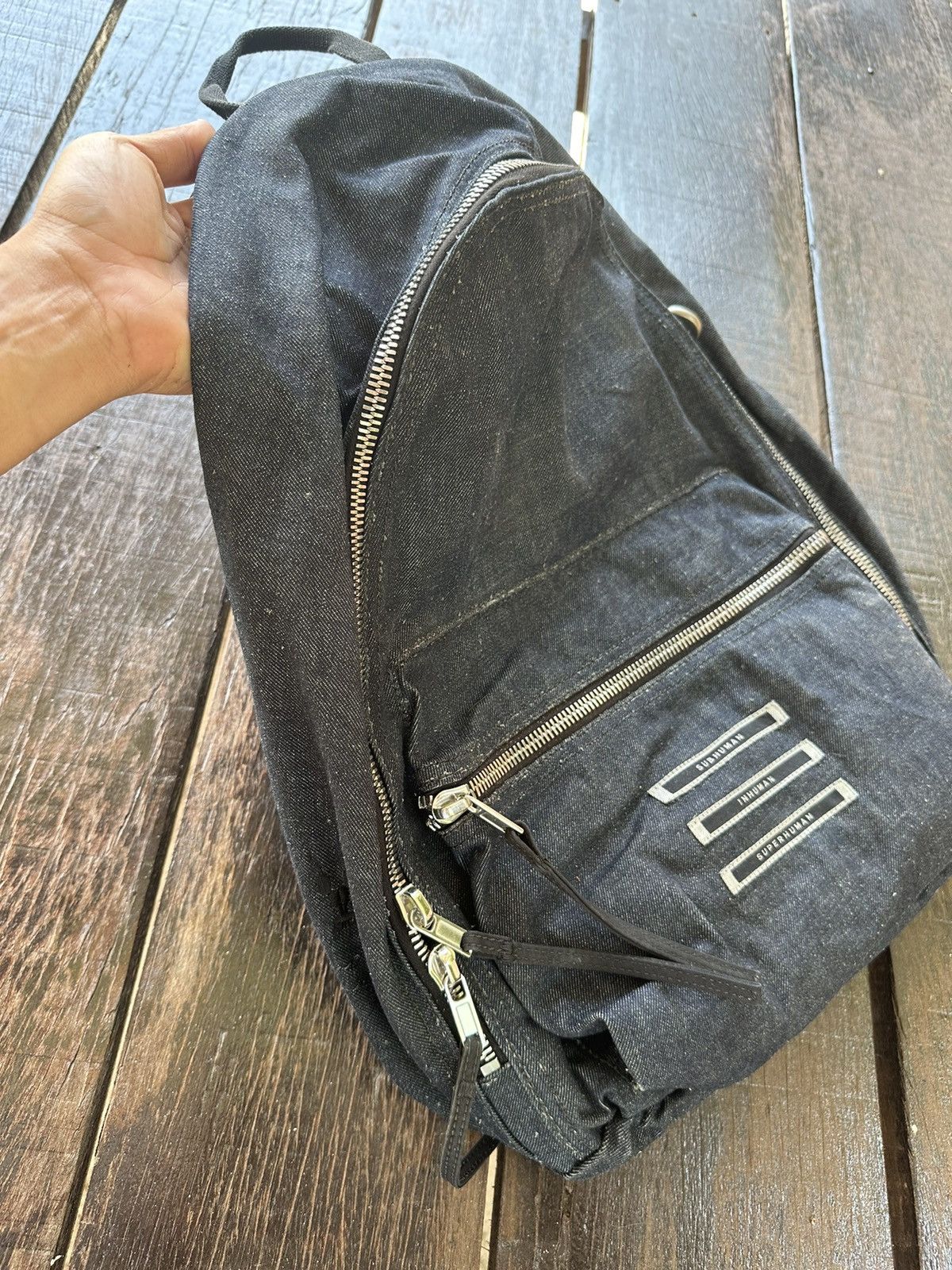 Rick Owens Rick owens drkshdw canvas back pack Size ONE SIZE - 5 Thumbnail