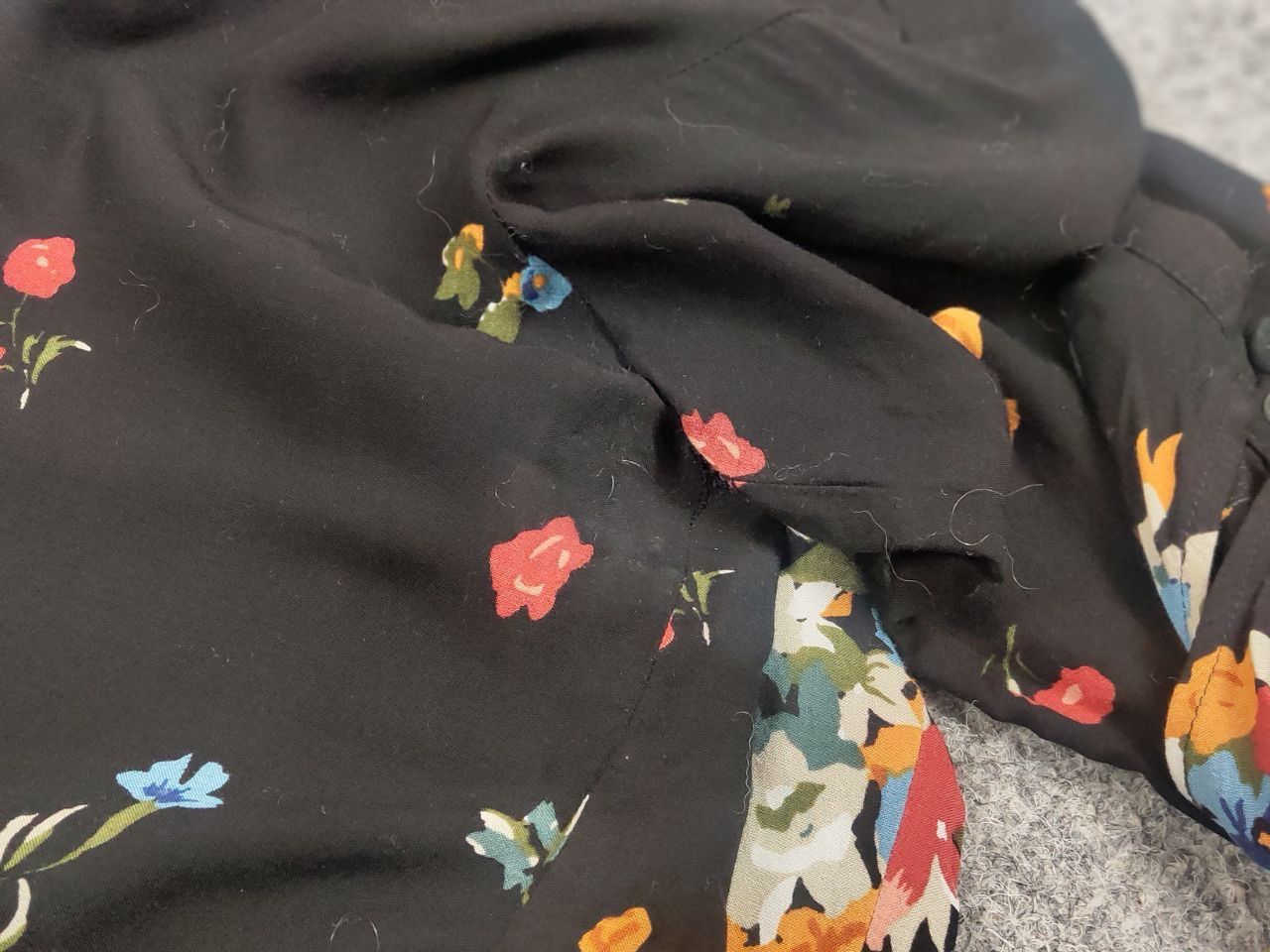 Sezane Sezane Paris design Flowers Pattern Viskoze Blouse Cardigan Size XS / US 0-2 / IT 36-38 - 15 Thumbnail