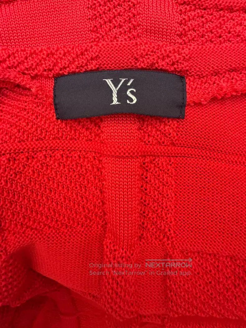 Yohji Yamamoto Yohji Yamamoto Red Plaid Pleated Knit Cardigan shirt Size XS / US 0-2 / IT 36-38 - 4 Thumbnail