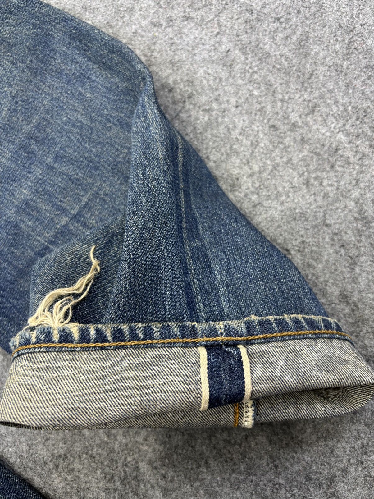 Levi's 💥Thrashed💥Vintage 90s Levis Big E 501XX Denim Selvedge F929 Size US 28 / EU 44 - 18 Thumbnail