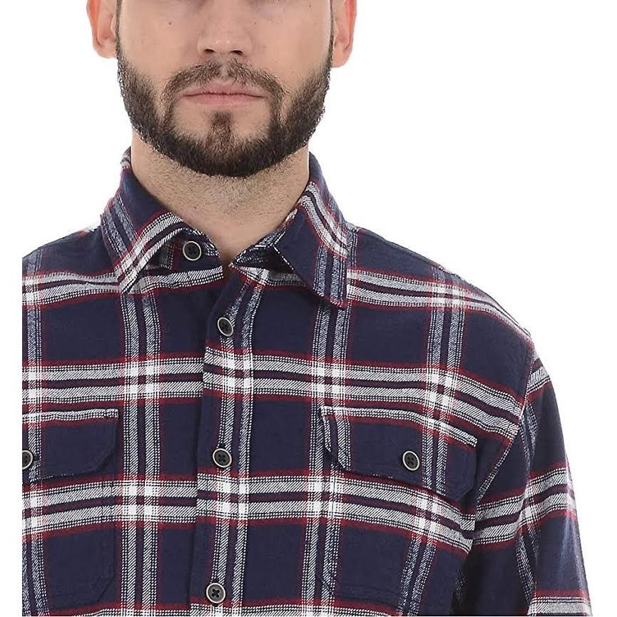 JACHS NY Jachs | Men's Brawny Cotton Flannel Shirt | Medium Size US M / EU 48-50 / 2 - 2 Thumbnail