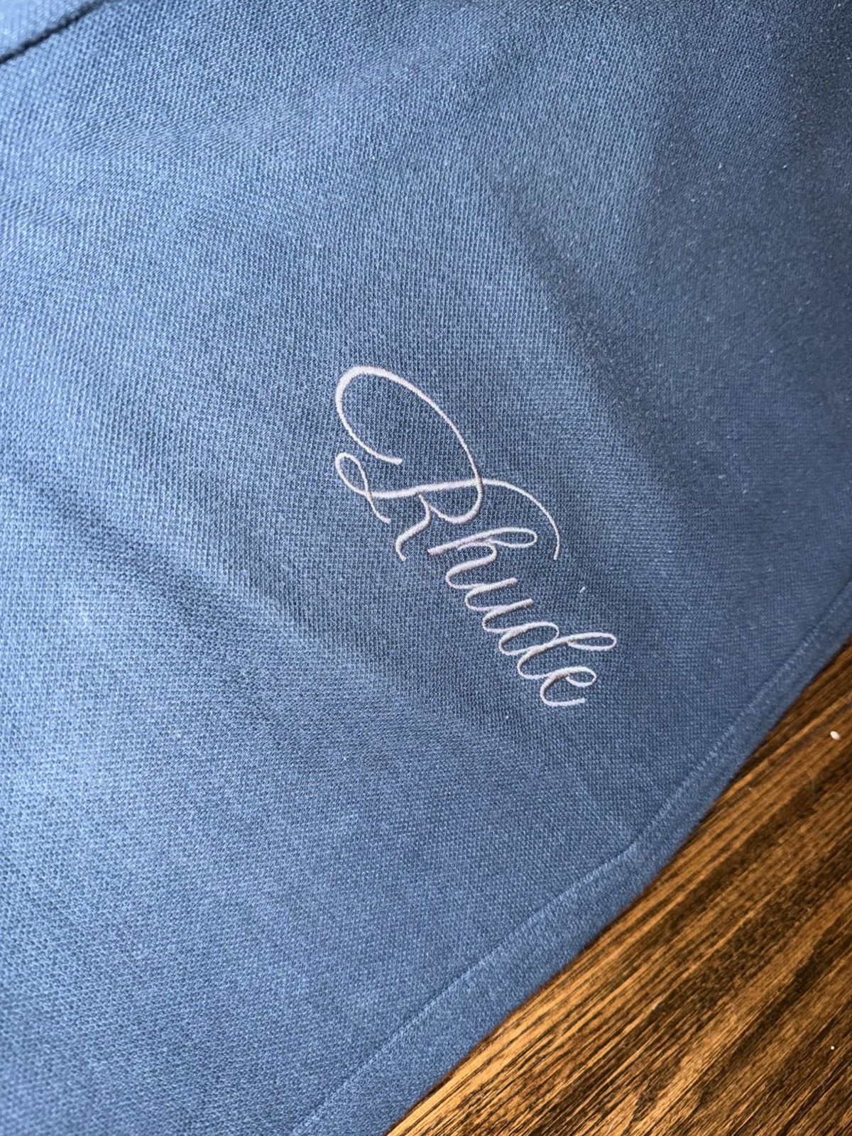 Rhude Rhude Crest Logo Embroided Teal Green/Blue Track Pants Sz M Size US 32 / EU 48 - 3 Thumbnail