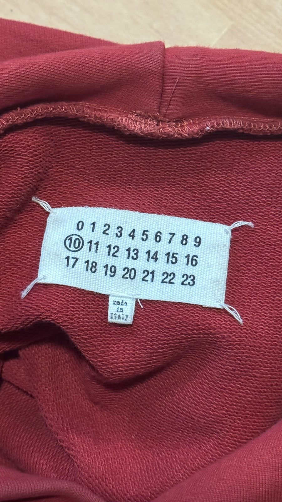Maison Margiela Numbers Logo Hoodie