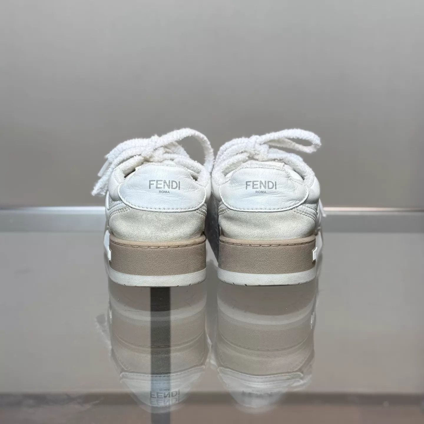 Fendi Fendi Match White & Brown 36 98 Size US 5.5 / IT 35.5 - 4 Thumbnail
