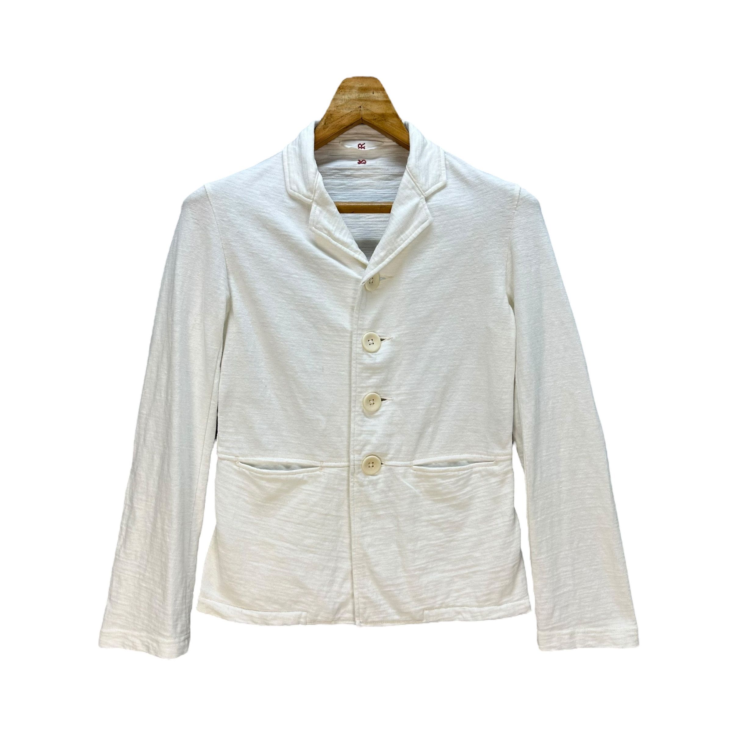45rpm 45rpm Women’s White Cardigan Shirt Jacket #80-1446 Size S / US 4 / IT 40 - 1 Thumbnail