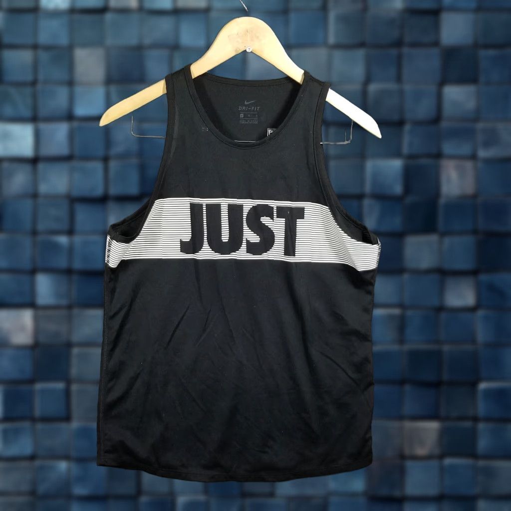 Nike Nike Dri-Fit Tank Top Women Medium Sleeveless Racerback Black - Tennis, Pickleball Shirt, Breathable, Lightweight, Nike Tank Top M Women Size M / US 6-8 / IT 42-44 - 1 Thumbnail