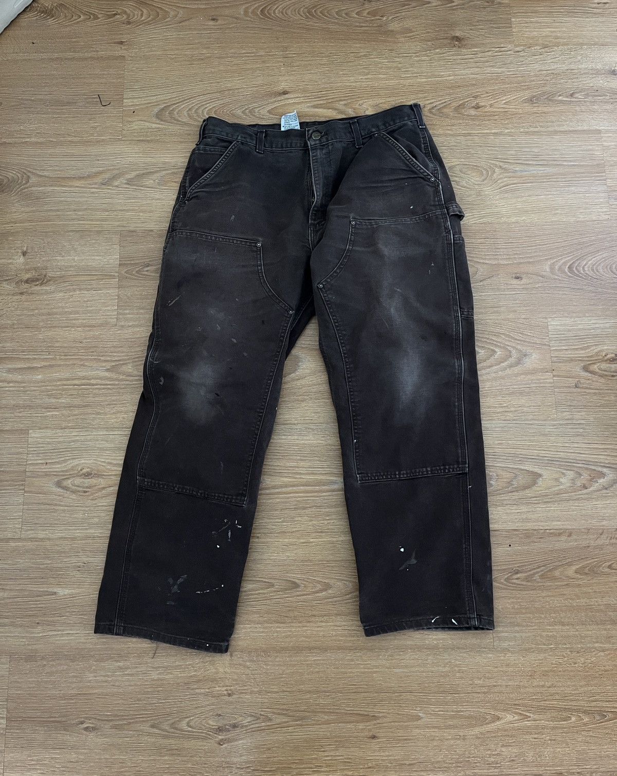 Carhartt vtg carhartt double knee brown Size US 34 / EU 50 - 4 Thumbnail