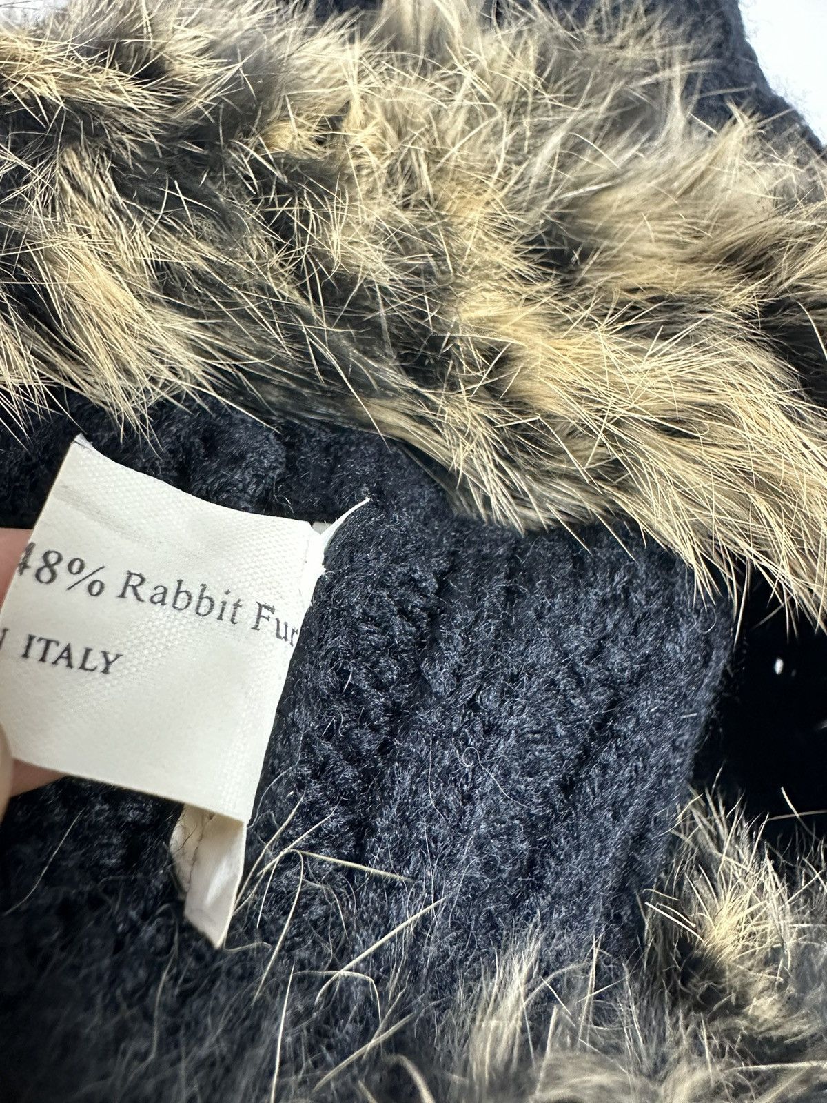 Other Made In Italy Mix Rabbit Fur Beanie Hats Size ONE SIZE - 8 Thumbnail