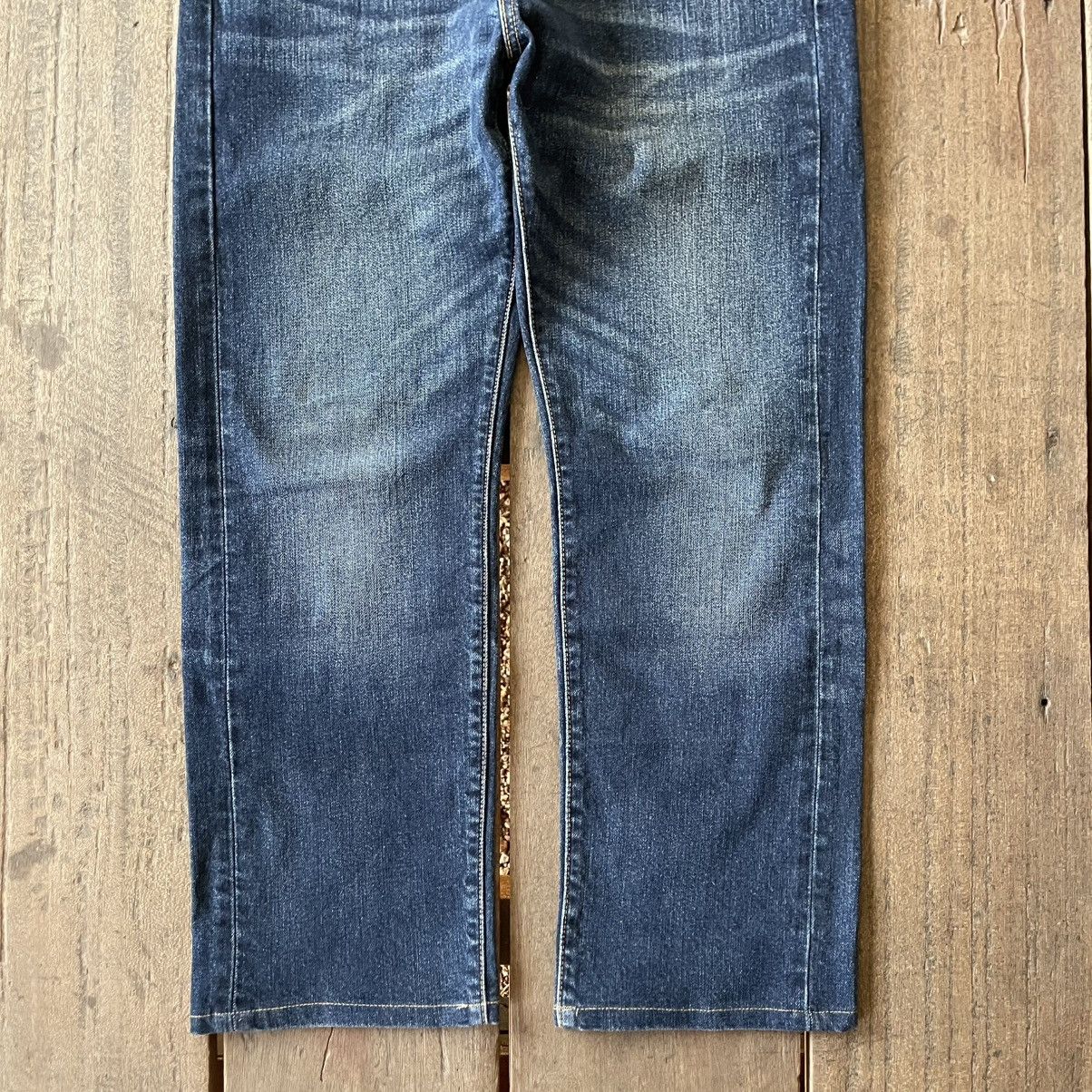 Levi's 🔥Vintage Levis 505 Big E Stoned Washed Denim Jeans Size US 32 / EU 48 - 3 Thumbnail
