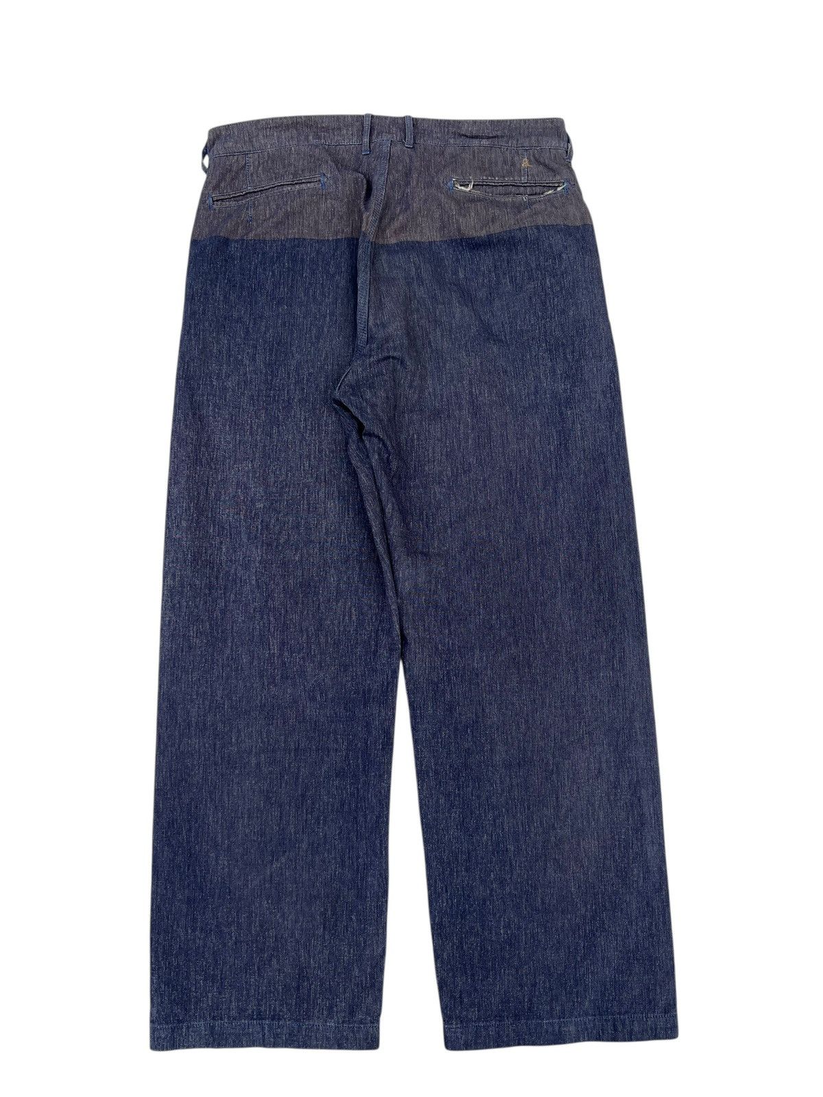 45rpm 45rpm Japan Fade Distressed Loose Trouser Chinos Pant Size US 35 - 14 Thumbnail