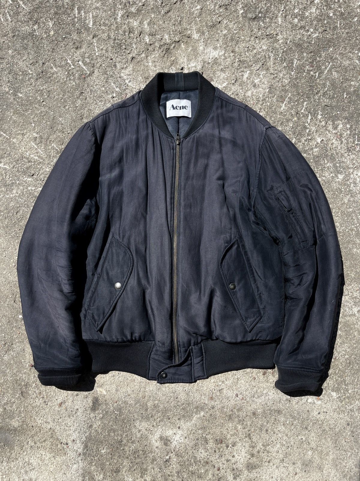 Acne Studios Acne Studios “Bombastic” Bomber Jacket BAW/10 Size US L / EU 52-54 / 3 - 1 Thumbnail