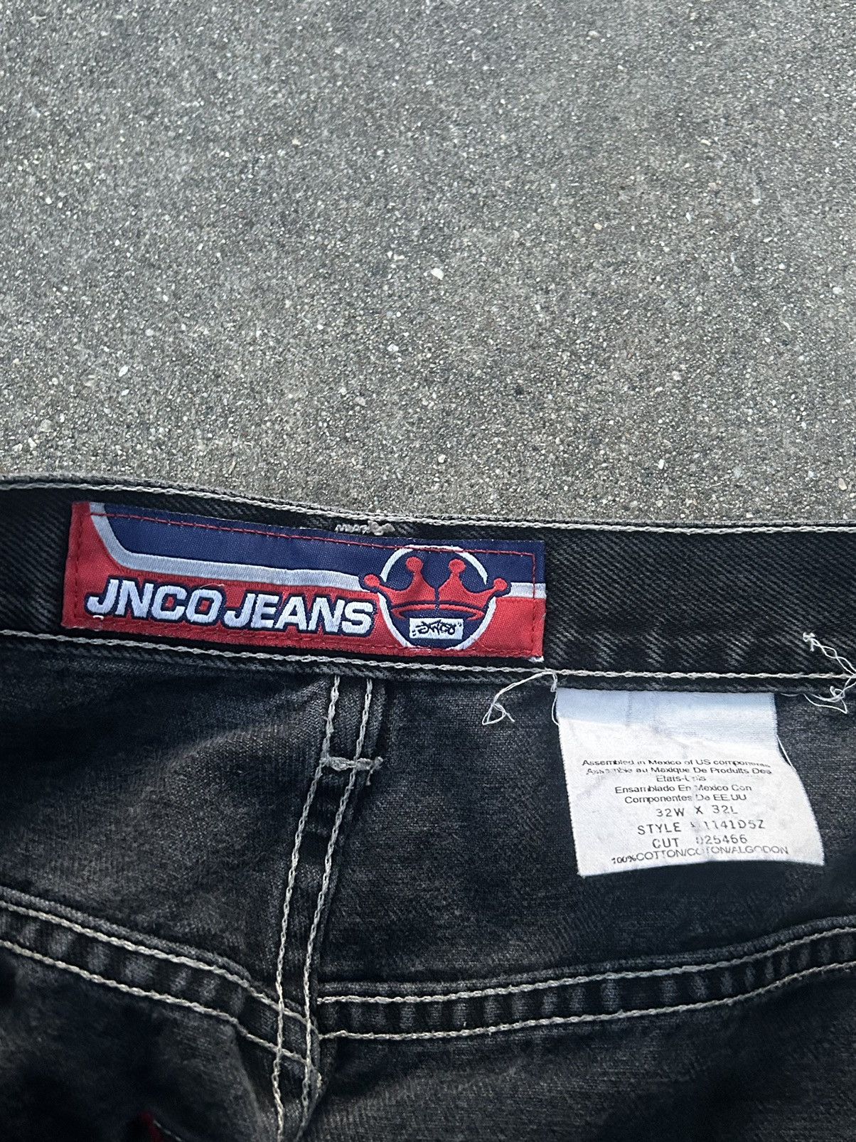 JNCO Vintage 00s Faded Black JNCO Jesters Jeans Grail Size 32x30 Size US 32 / EU 48 - 4 Thumbnail