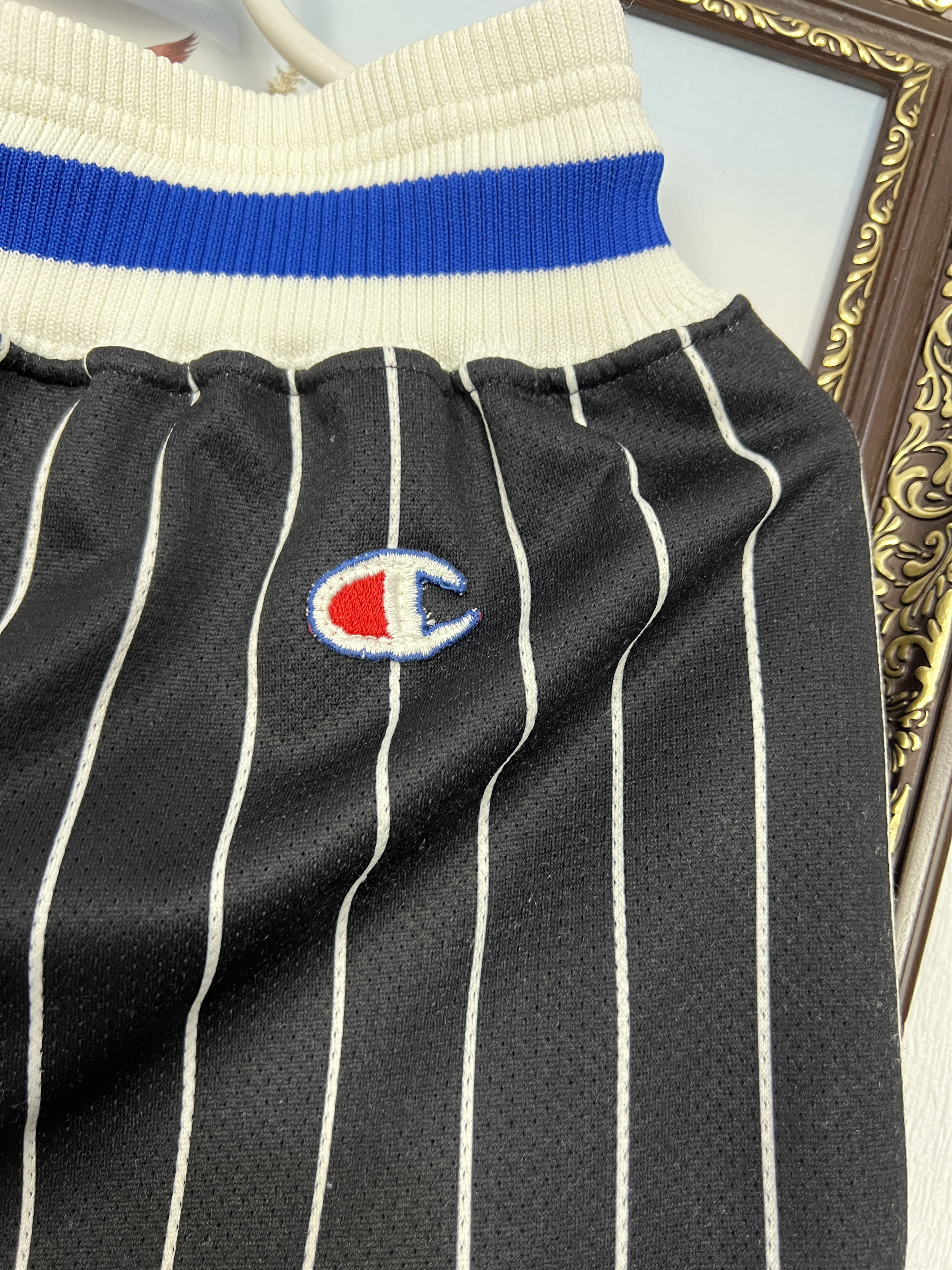 Champion Vintage 90's Champion Orlando Magic Basketball NBA Shorts Size US 30 / EU 46 - 6 Thumbnail