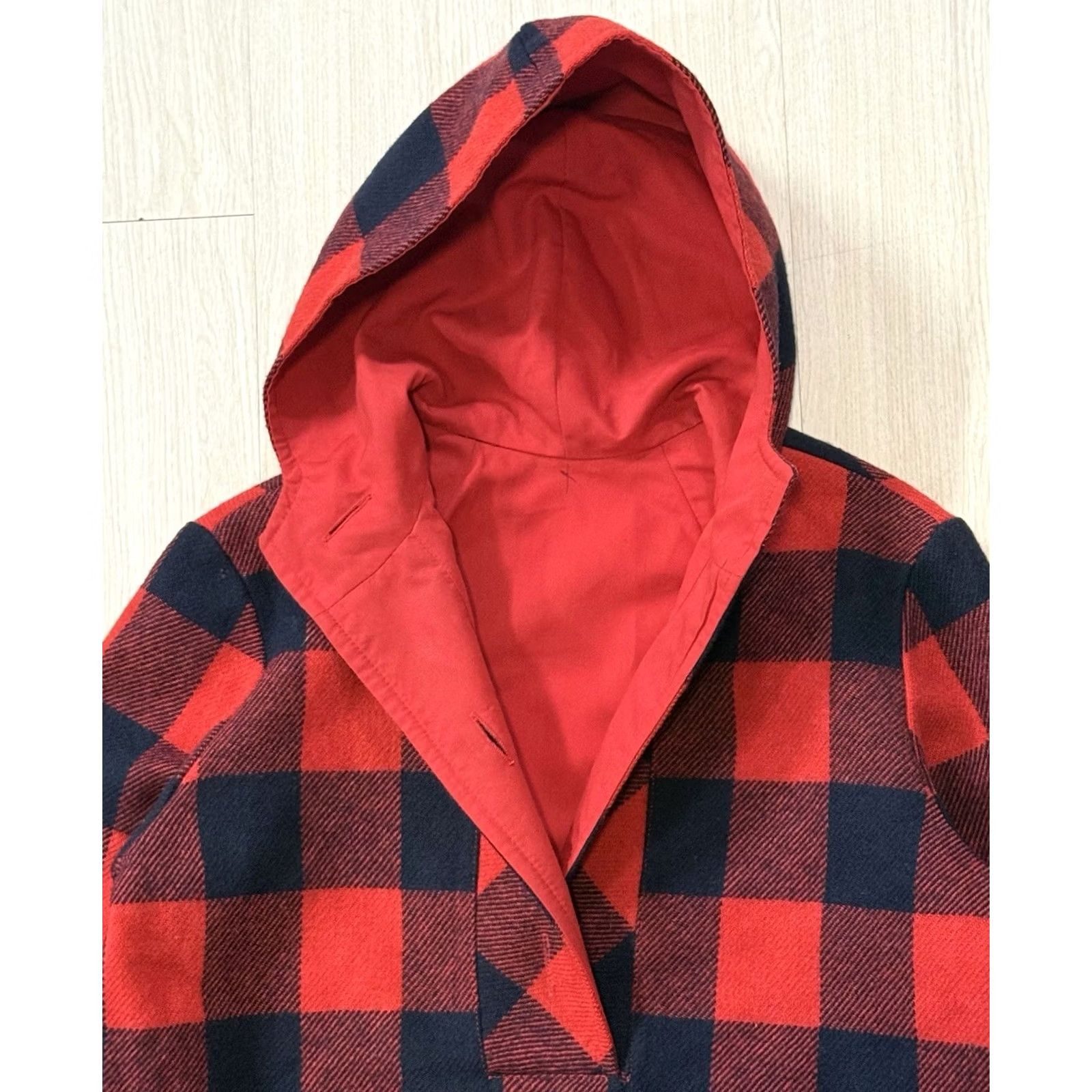 Pendleton VINTAGE Pendleton Knoc kabouts Reversible Hooded Poncho Size 12 USA Women’s Size XL / US 12-14 / IT 48-50 - 5 Thumbnail