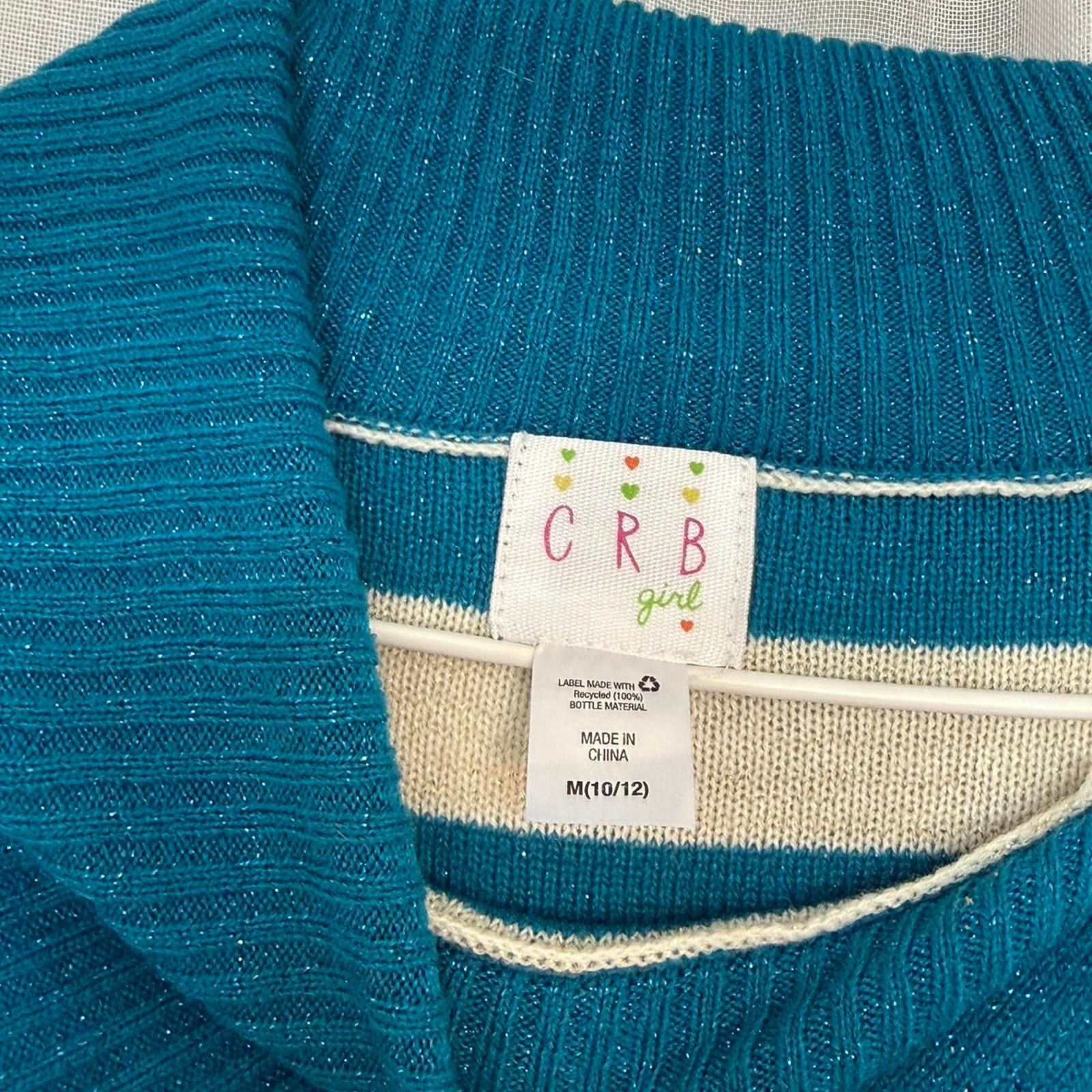 Vintage ✦ Y2K STRIPED METALLIC KNIT TOP ✦ Size S / US 4 / IT 40 - 5 Thumbnail