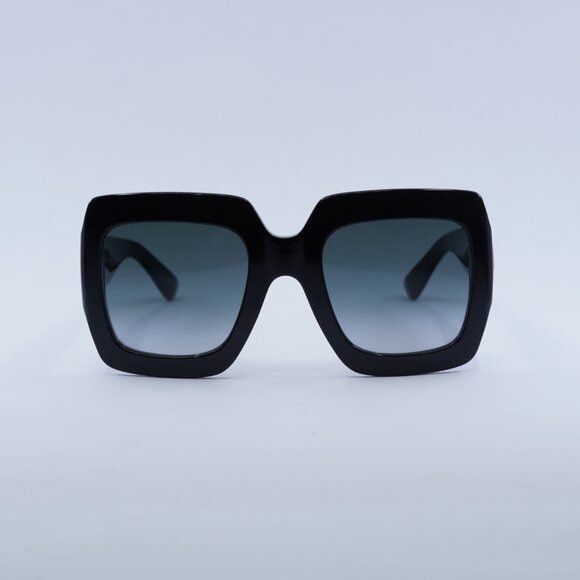 Gucci Gucci GG0053SN 001 Sunglasses Black Square Frame, Grey Size ONE SIZE - 2 Thumbnail