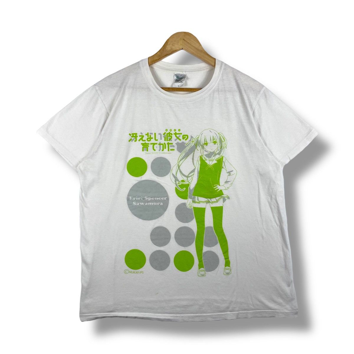 Anime × Japanese Brand SAEKANO Eriri Spencer Sawamura Anime Manga Graphic Tee Shirt Size US L / EU 52-54 / 3 - 1 Thumbnail