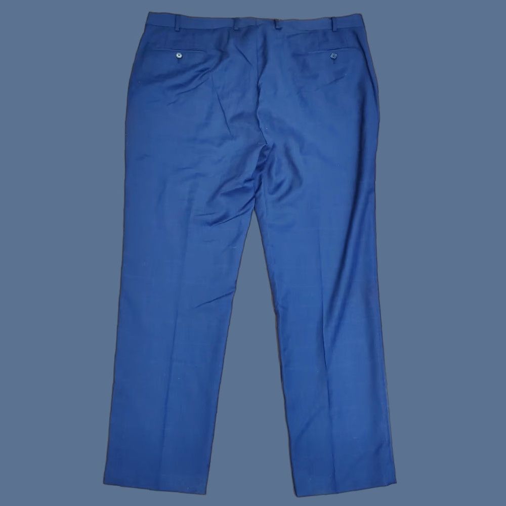 Ralph Lauren Lauren Ralph Lauren Dress Pants Mens 42x32 Blue Plaid Wool Stretch Flat Front Dress Pants Mens Blue Plaid Wool Blend Stretch Flat Front Size US 42 / EU 58 - 1 Thumbnail