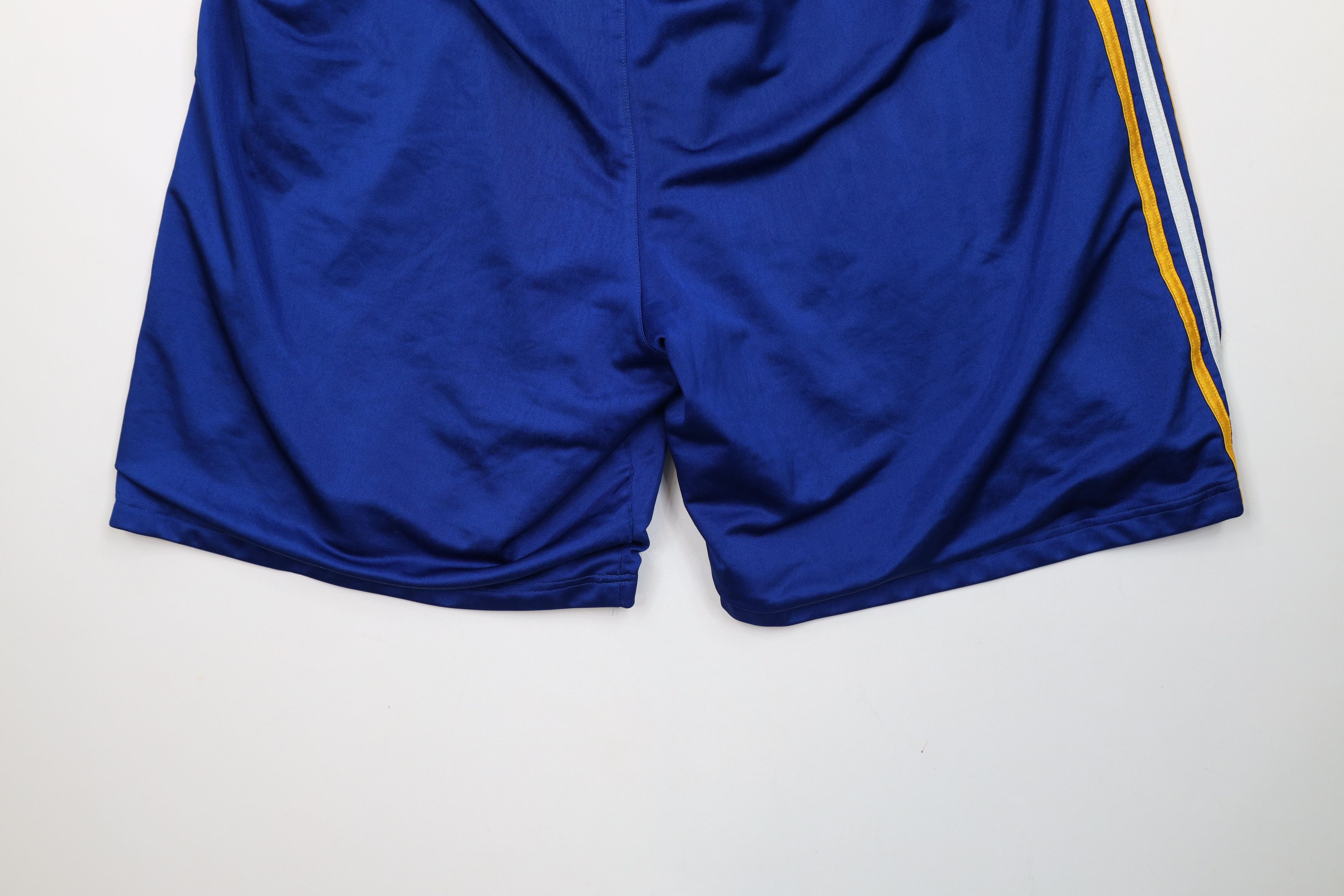 Adidas × Vintage Vintage Y2K Adidas Dazzle Striped Basketball Gym Shorts Size US 38 / EU 54 - 13 Thumbnail