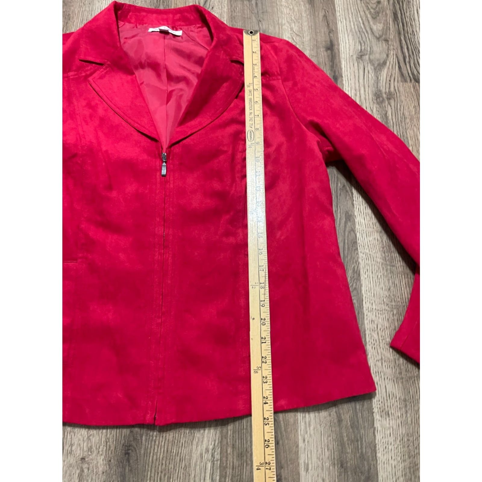 Vintage Studio Works Jacket Women's Size 14 Red Full Zip Long Sleeve Size XL / US 12-14 / IT 48-50 - 6 Thumbnail