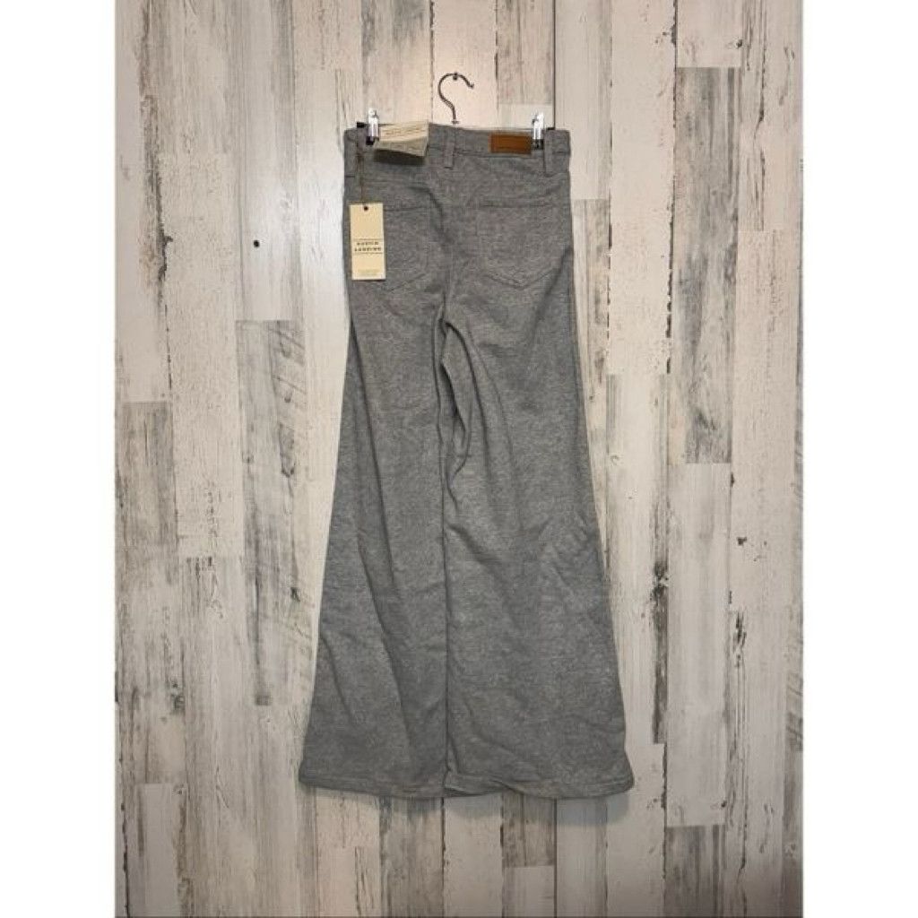 J Brand Austin Landing Women Size 0 Wide Leg Jeans Blue Stripe Denim Size 24" / US 00 / IT 34 - 6 Thumbnail
