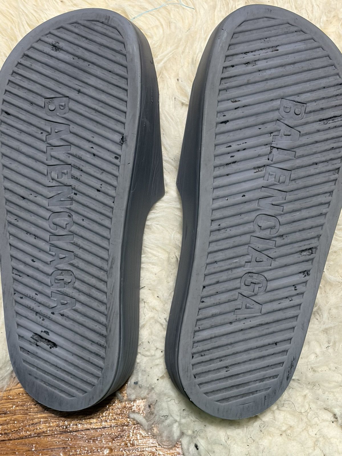 Balenciaga Balenciaga Logo Platform Slides Size US 10 / IT 40 - 8 Thumbnail