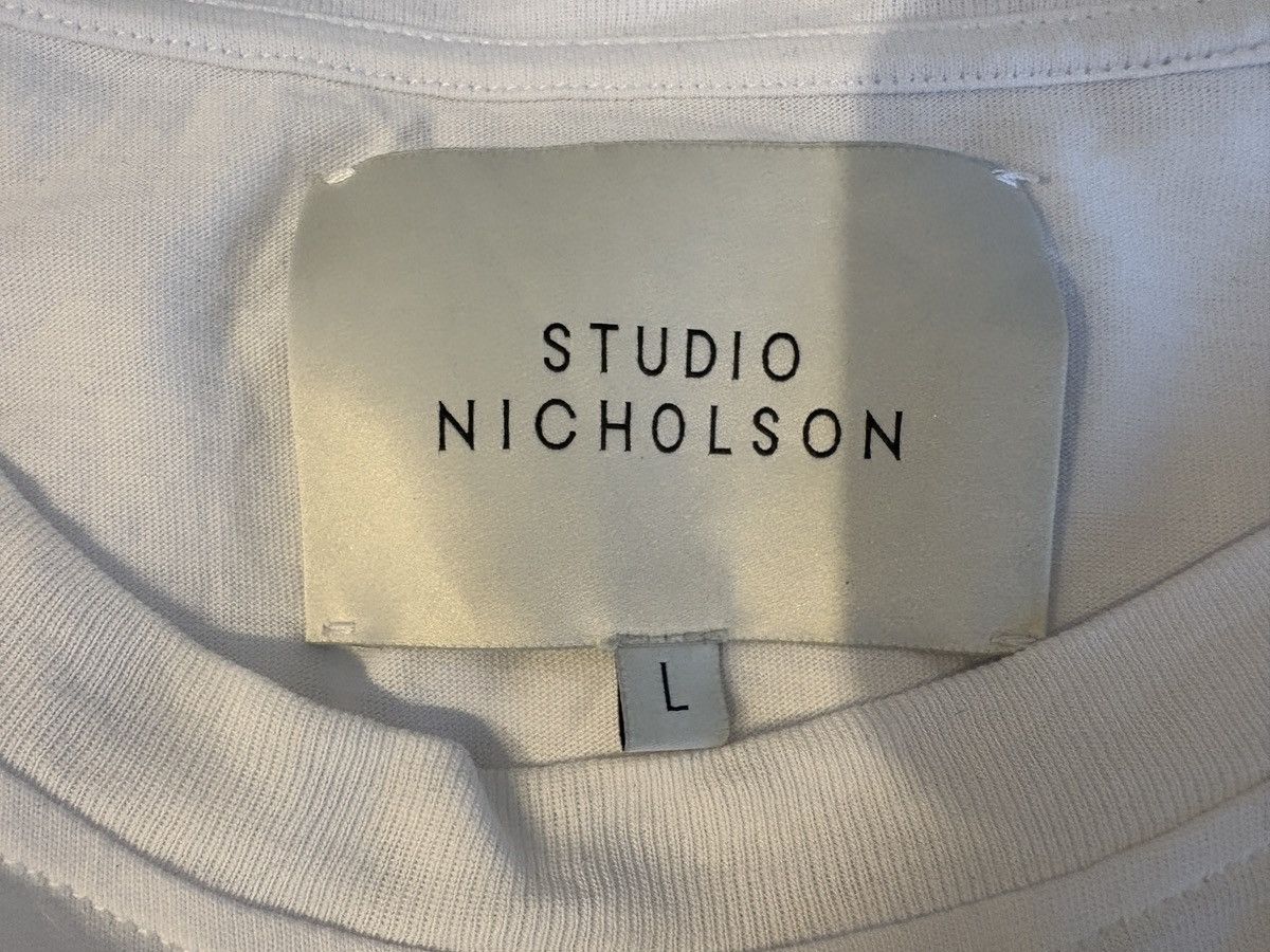 Studio Nicholson Off-White Bric T-shirt Size US L / EU 52-54 / 3 - 4 Thumbnail