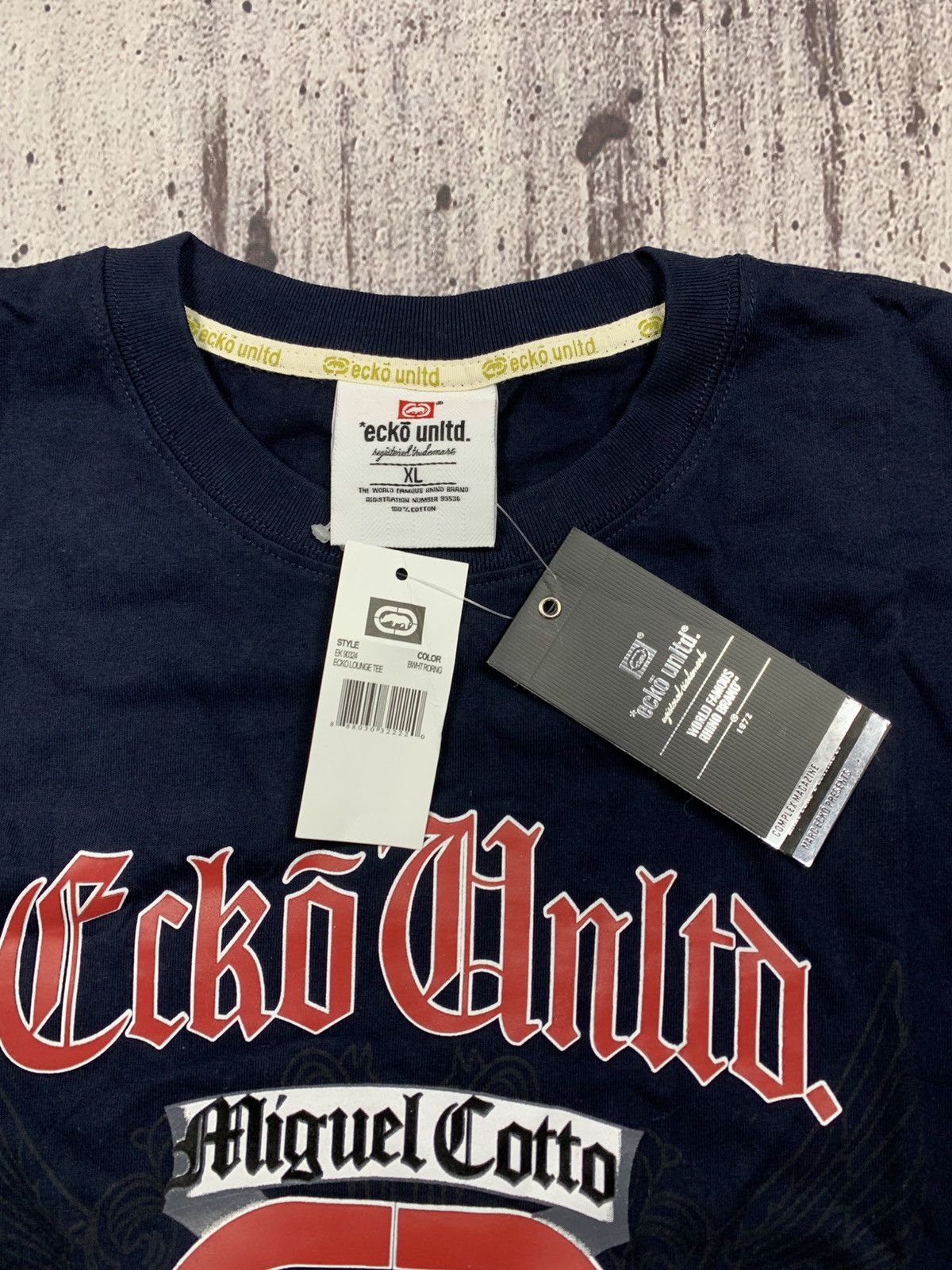 Ecko Unltd. Ecko UNLTD. Tee Vintage Sk8 Big Logo Avantgarde Style Size US XL / EU 56 / 4 - 4 Thumbnail