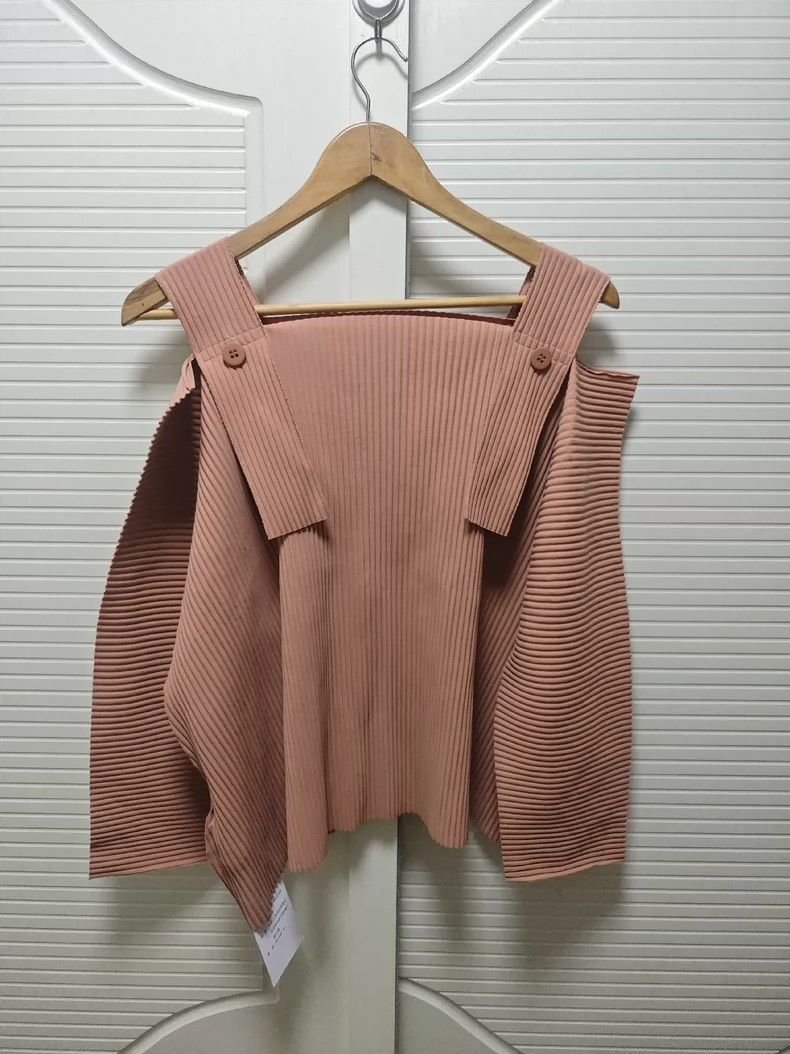 Other Issey Miyake/三宅一生 Pink off-the-shoulder top Size M / US 6-8 / IT 42-44 - 5 Thumbnail