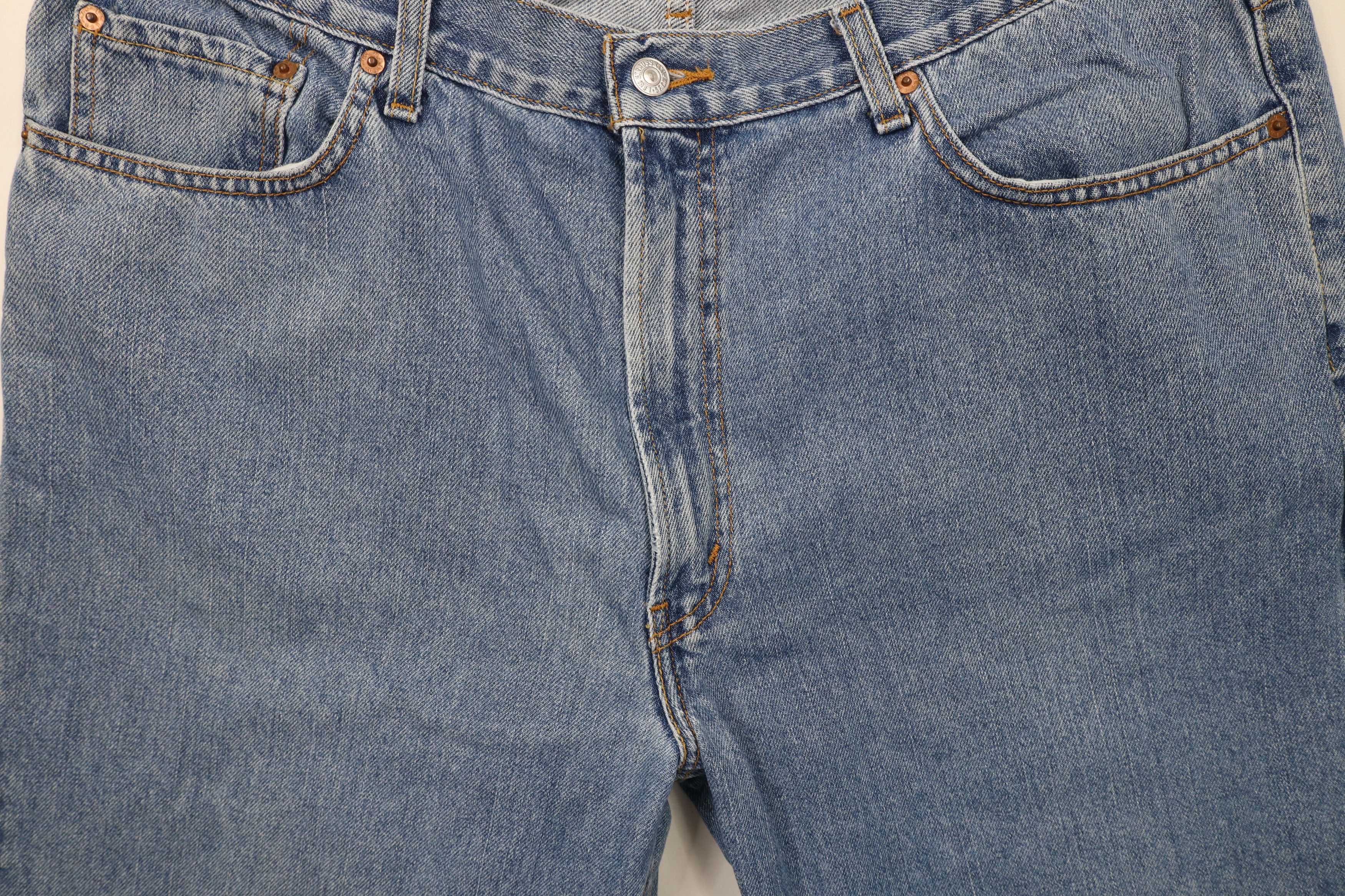 Levi's × Vintage Vintage Y2K Levis 550 Baggy Fit Denim Jeans Blue Cotton Size US 40 / EU 56 - 6 Thumbnail