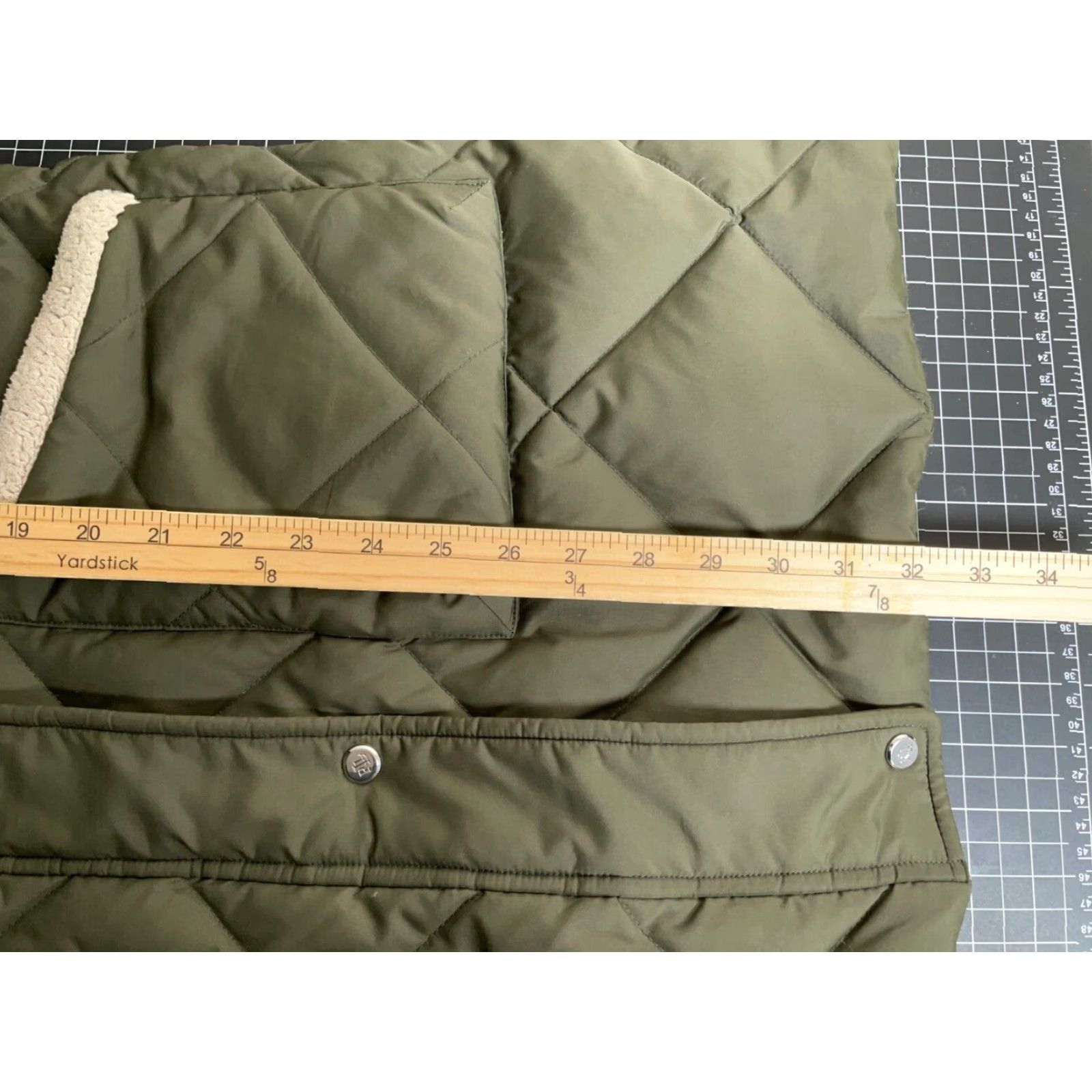 Ralph Lauren Lauren Ralph Lauren Down Puffer Parka Women's Small Olive Green Faux Fur Hood Size S / US 4 / IT 40 - 7 Thumbnail