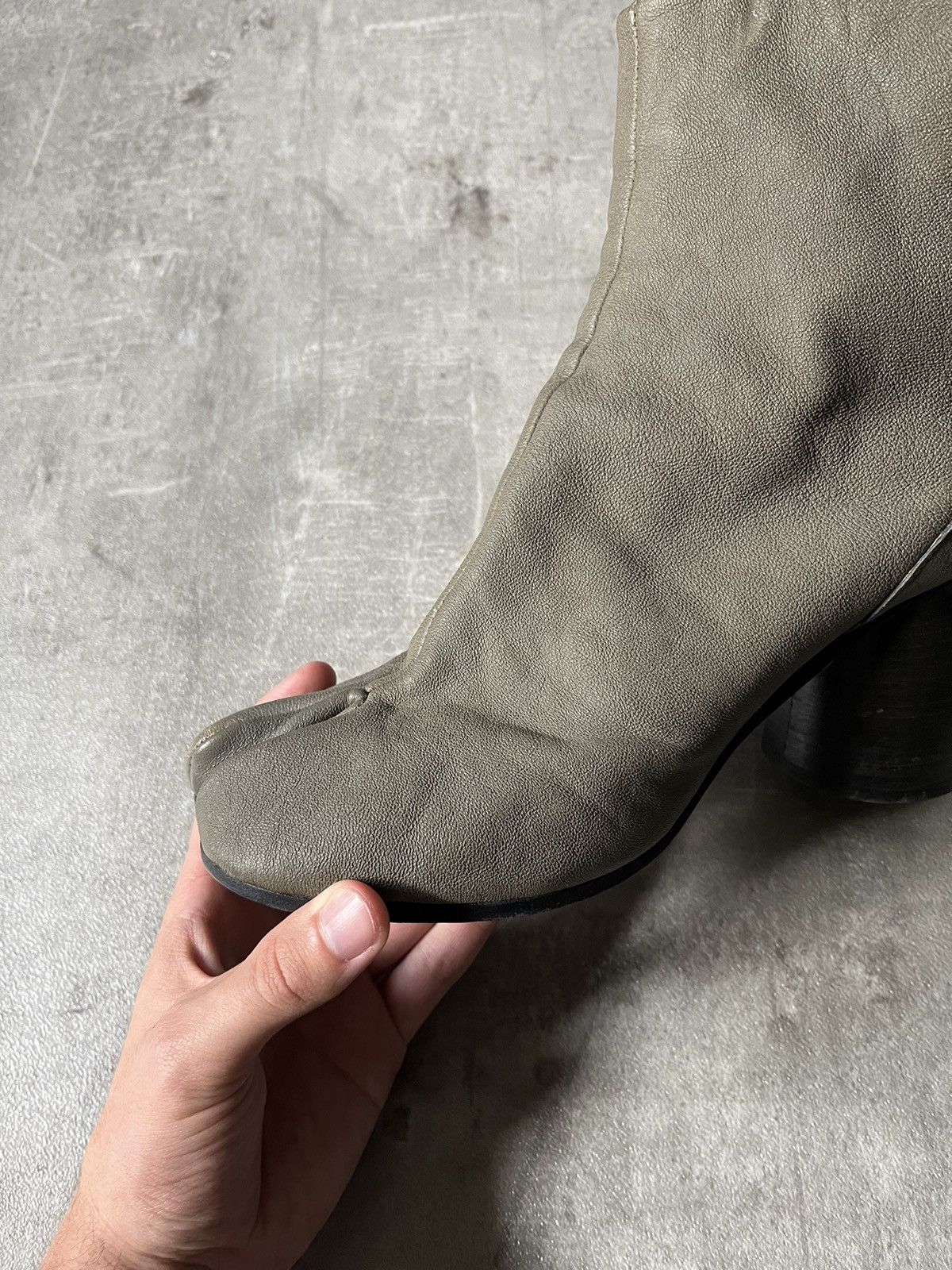 Maison Margiela Maison Margiela Tabi heel leather boots Size US 11 / IT 41 - 14 Thumbnail