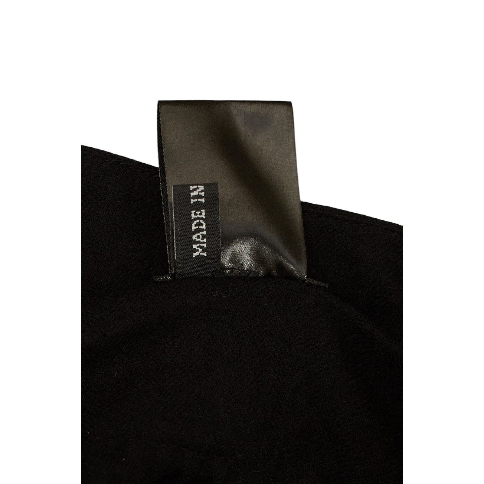 Ann Demeulemeester Black Wool Belted Skirt Size 27" / US 4 / IT 40 - 4 Thumbnail