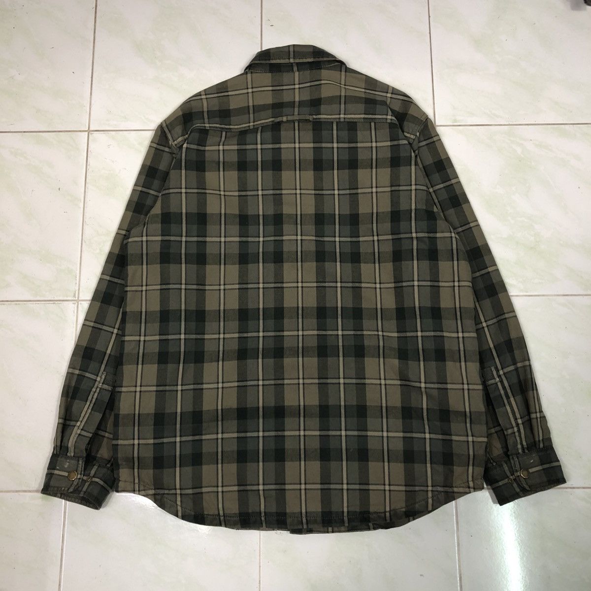 Japanese Brand Vintage Chore Jacket Plaid Blanket Katahdin Iron Work Tartan Size US M / EU 48-50 / 2 - 2 Thumbnail