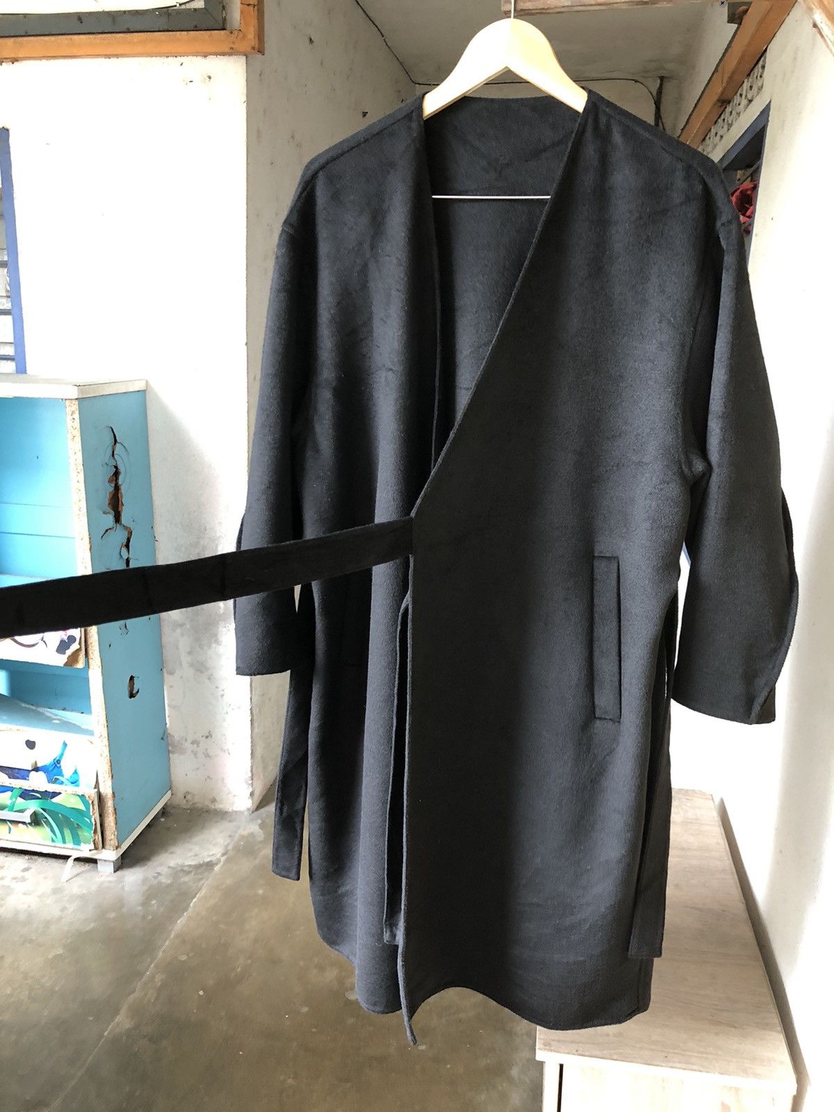 Theory Yohji Yamamoto Style Theory x Uniqlo Wool Long Coat Baggy Size S / US 4 / IT 40 - 11 Thumbnail