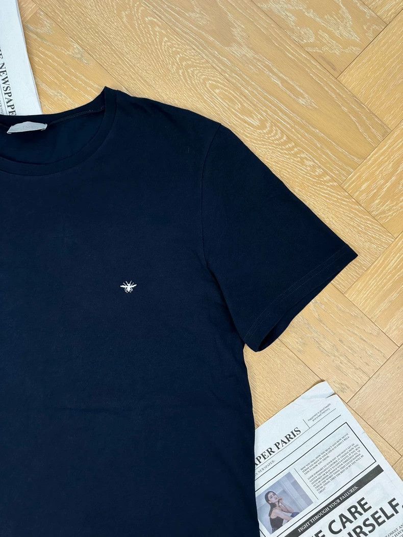 Dior Dior Dior Cotton Embroidered Bee T-Shirt Black-2507 Size US L / EU 52-54 / 3 - 5 Thumbnail