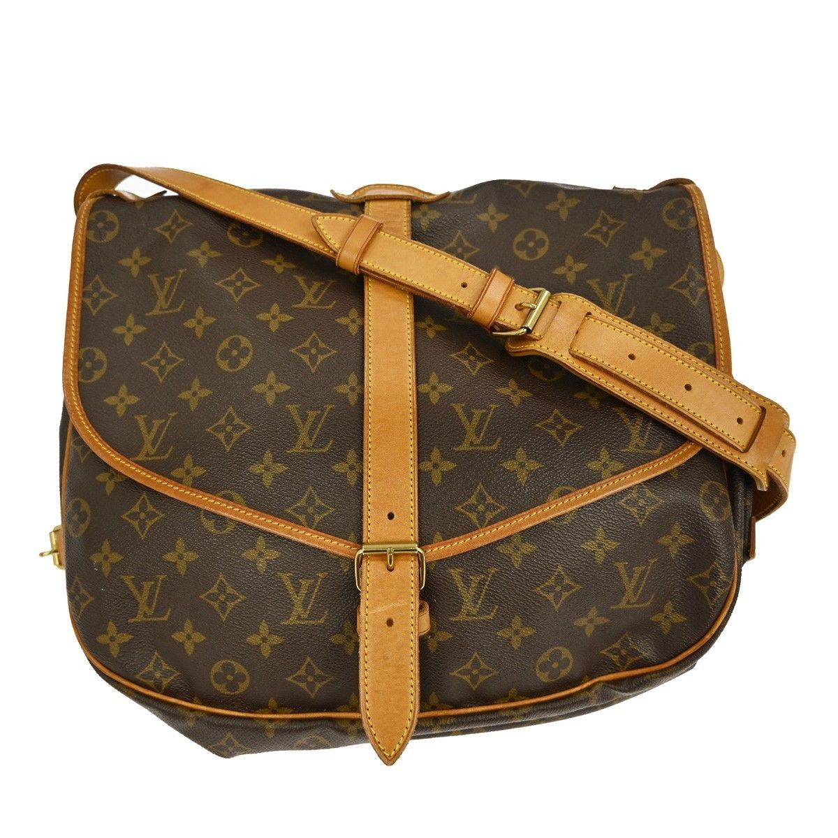 Louis Vuitton Louis Vuitton Saumur Handbag Monogram Canvas Size ONE SIZE - 1 Thumbnail