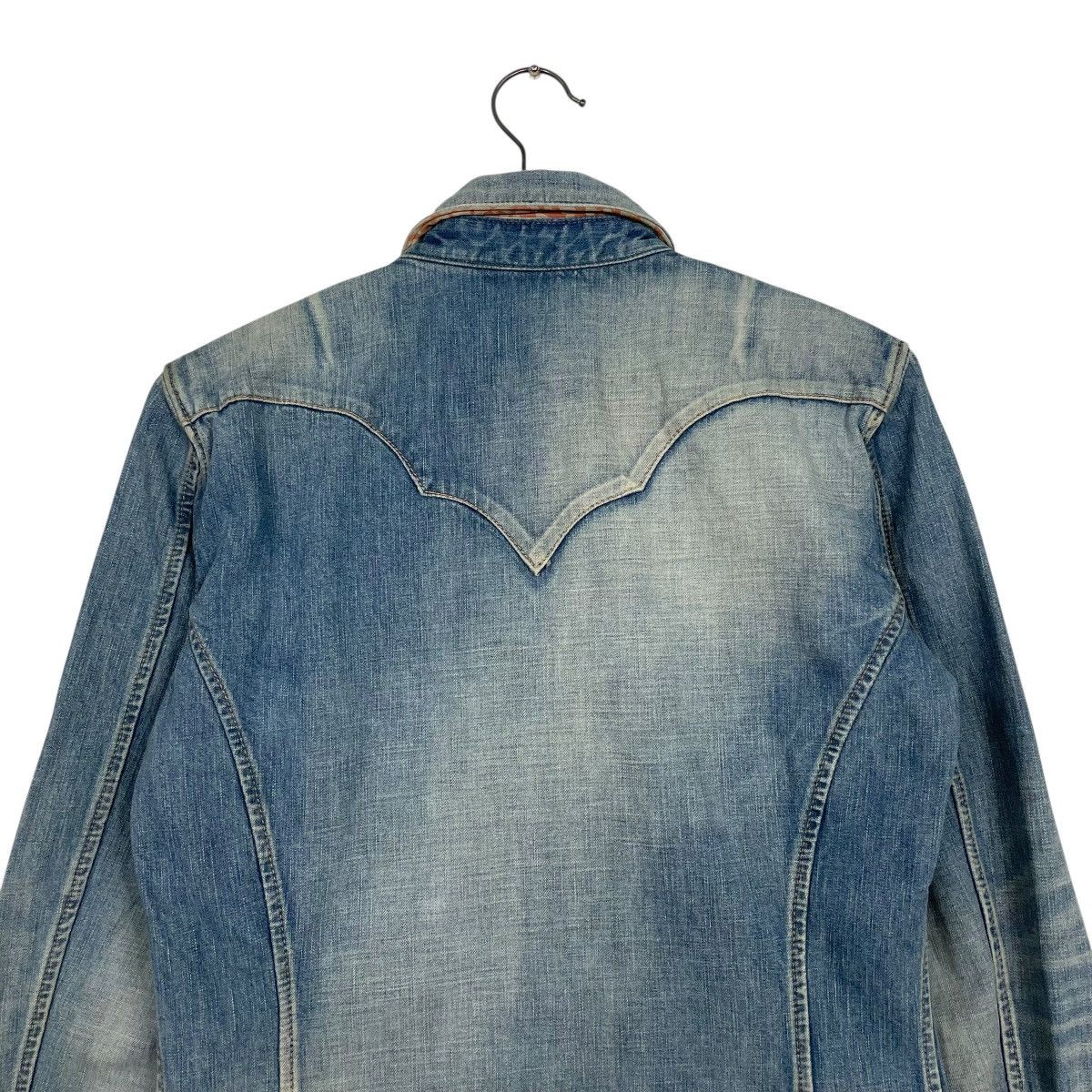 Isamu Katayama Backlash Isamu Katayama Backlash Distressed Style Denim Shirt Jacket Size US S / EU 44-46 / 1 - 8 Thumbnail